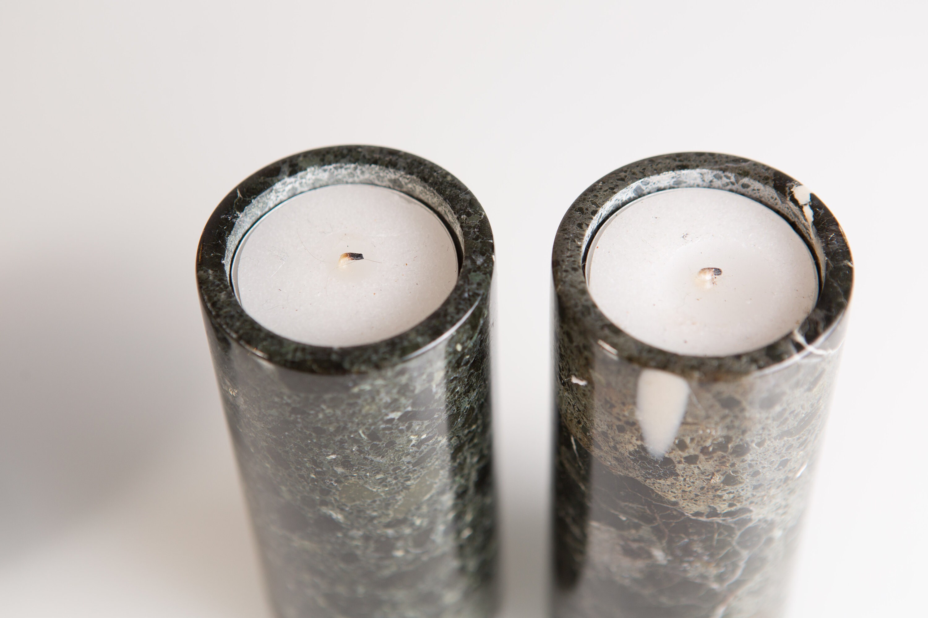 Stone Candle Holders and Container Natural Votive Candle Holder