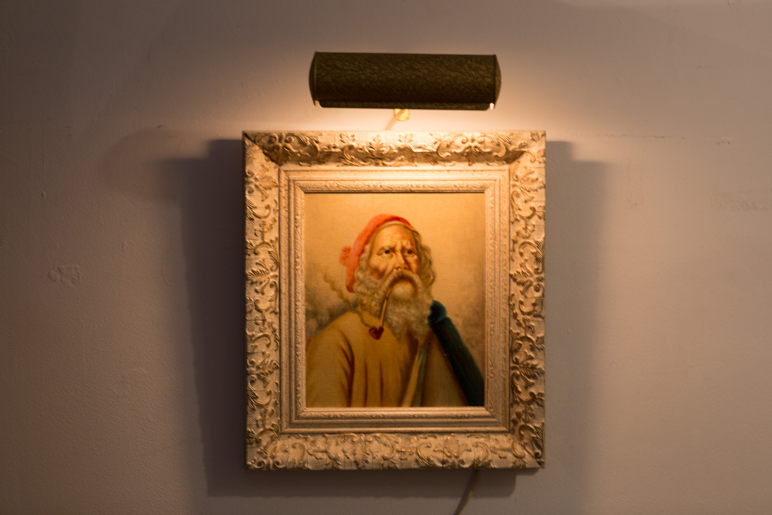 Wall Picture Light Vintage Antique Brass Colored Adjustable Metal