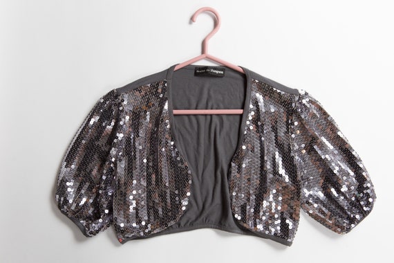 Girls Vintage Sequin Vest - Toddler Dance Top