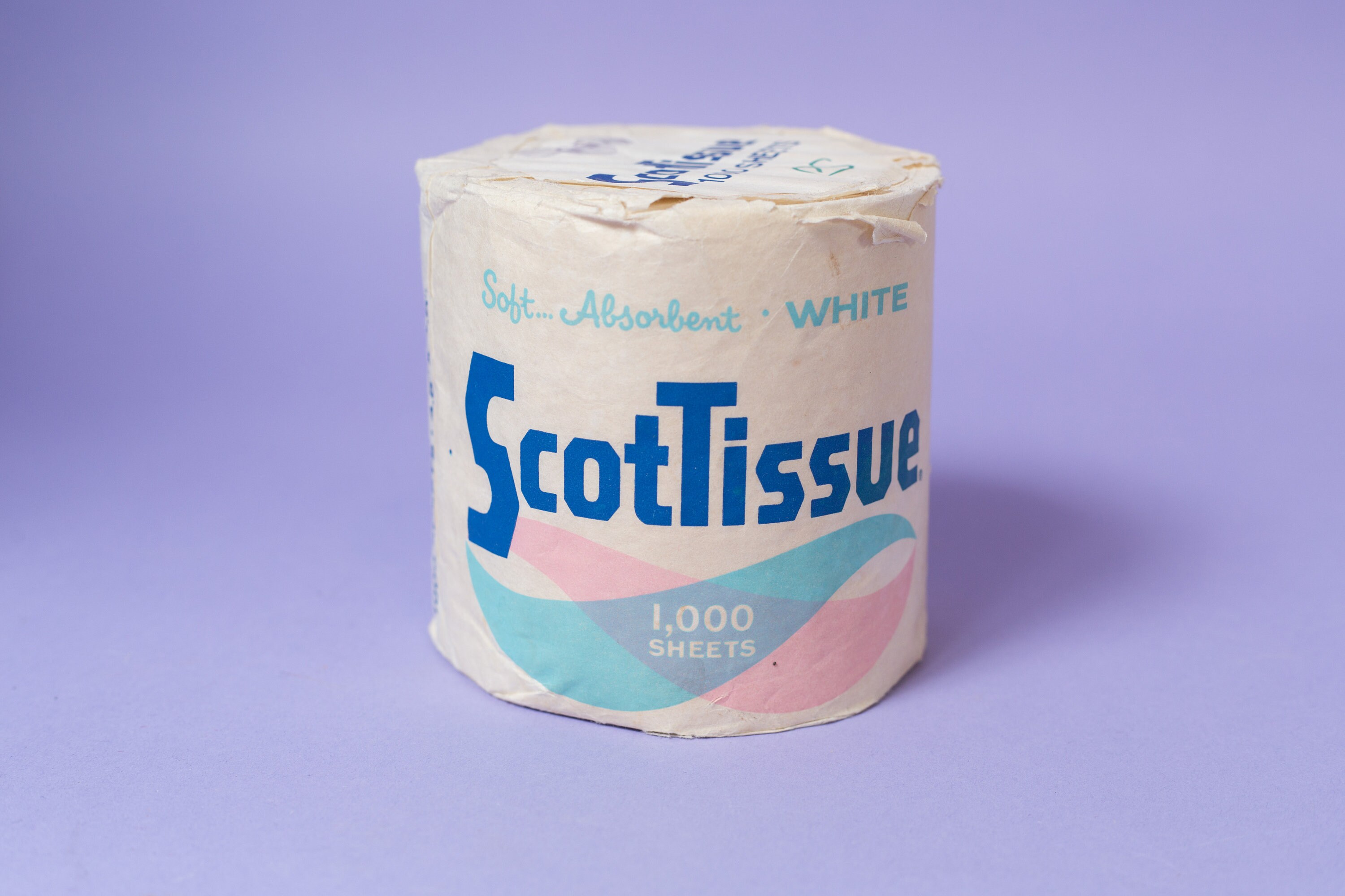 Vintage Scot Tissue Vintage Roll of Toilet Paper 1000 Sheets