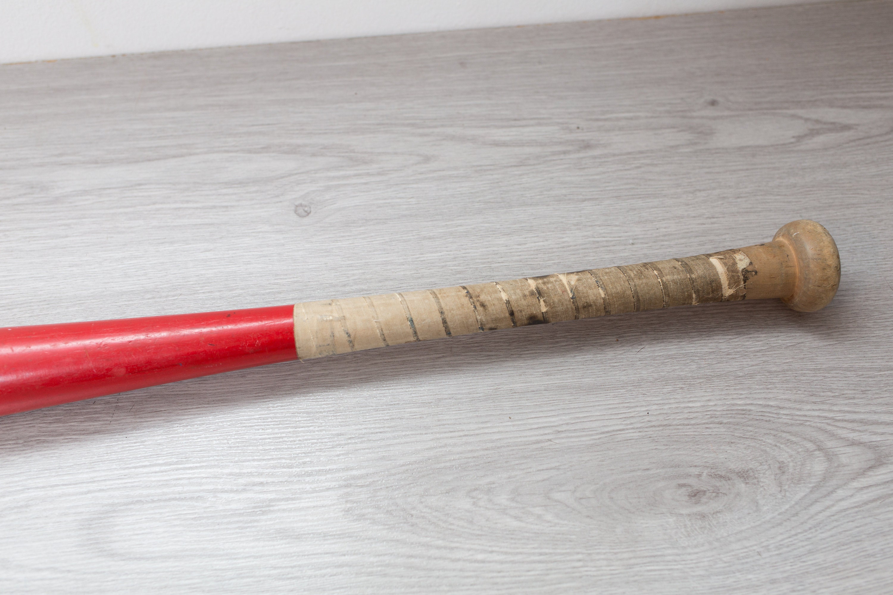 Vintage Red Baseball Bat 75L Louisville Slugger Slugerette Official