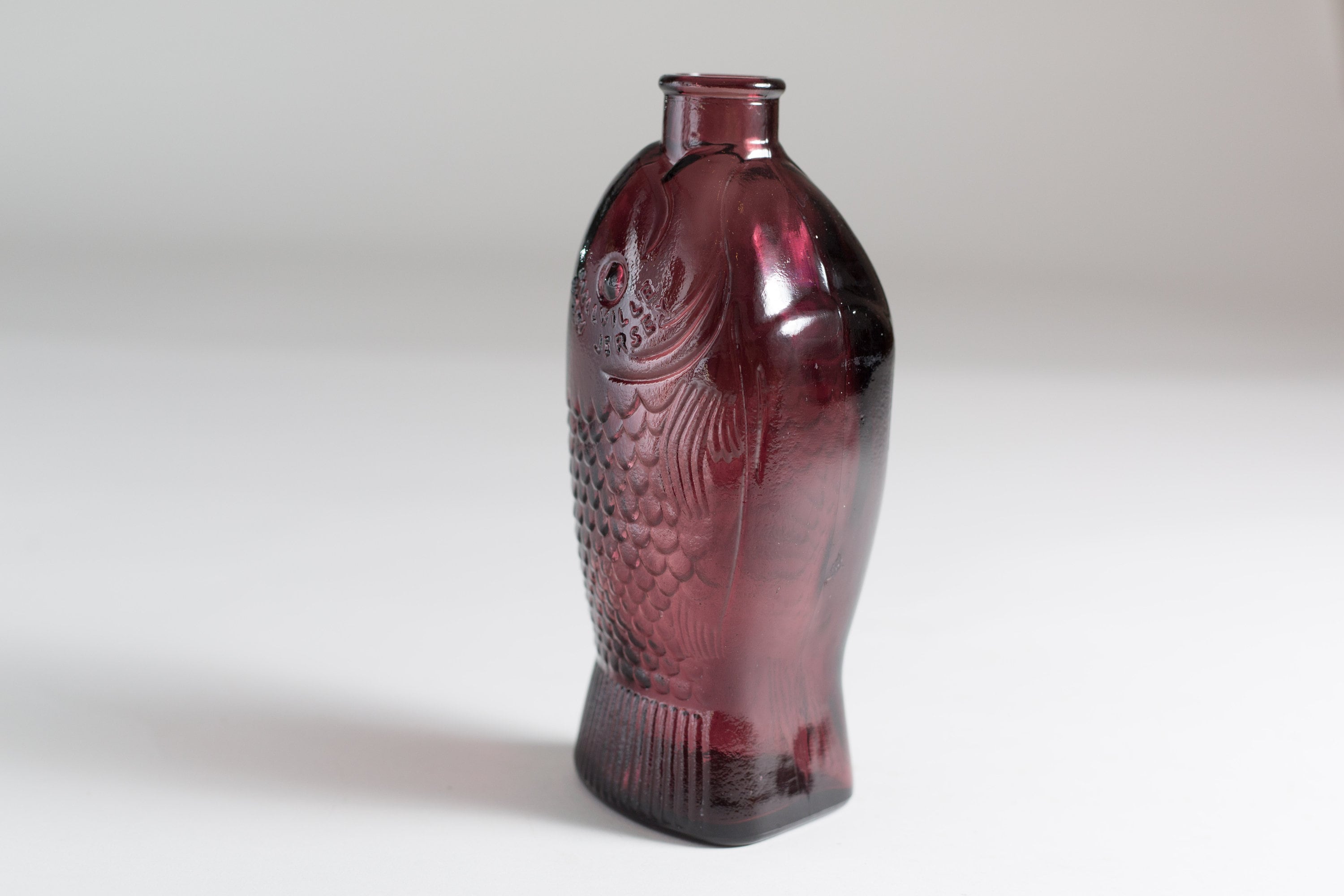 Dr. Fische's Bitters Bottle from Millville, New Jersey Amethyst Purple Vintage Apothecary