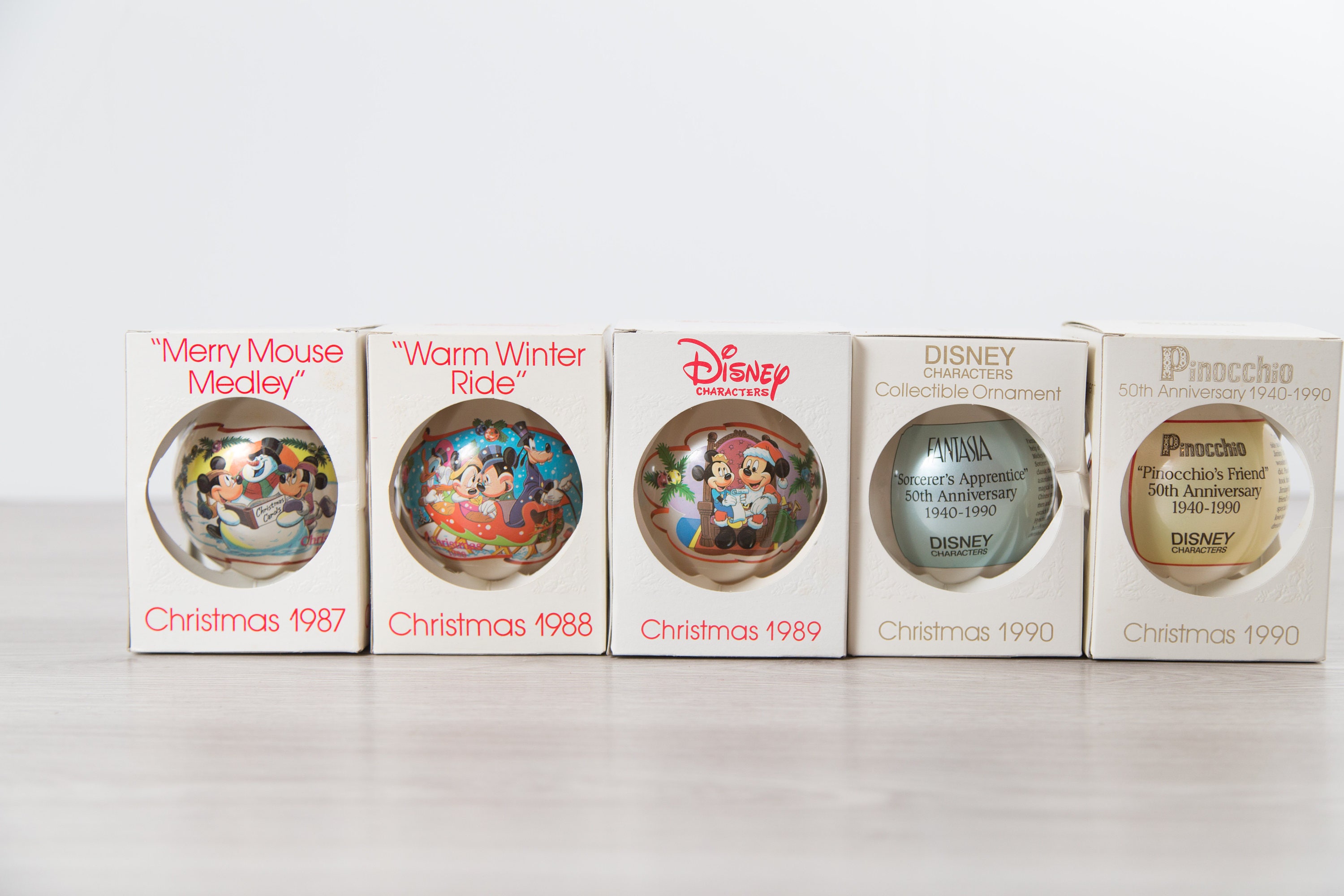 Disney Christmas Bulbs 
