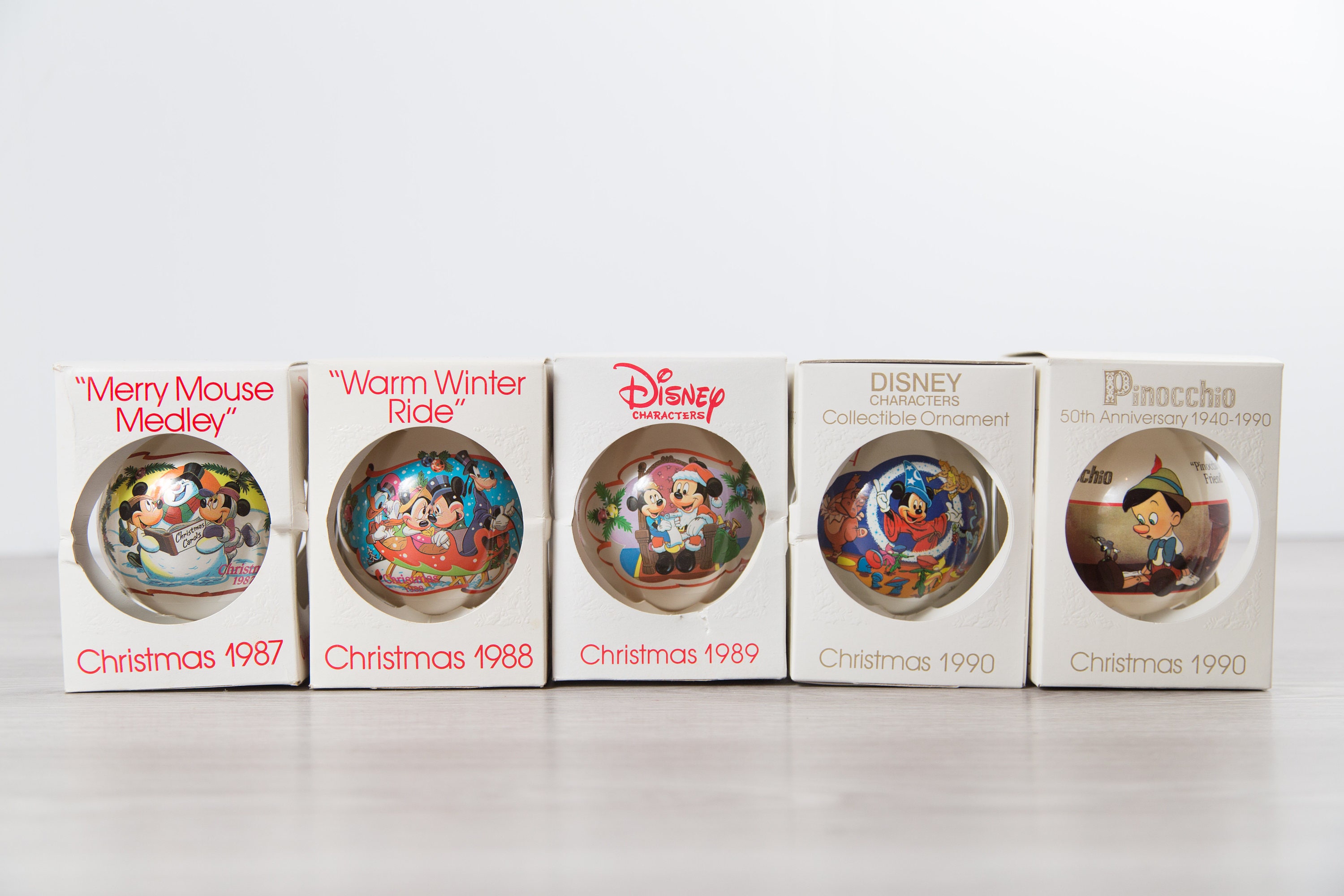 Disney Christmas Bulbs 
