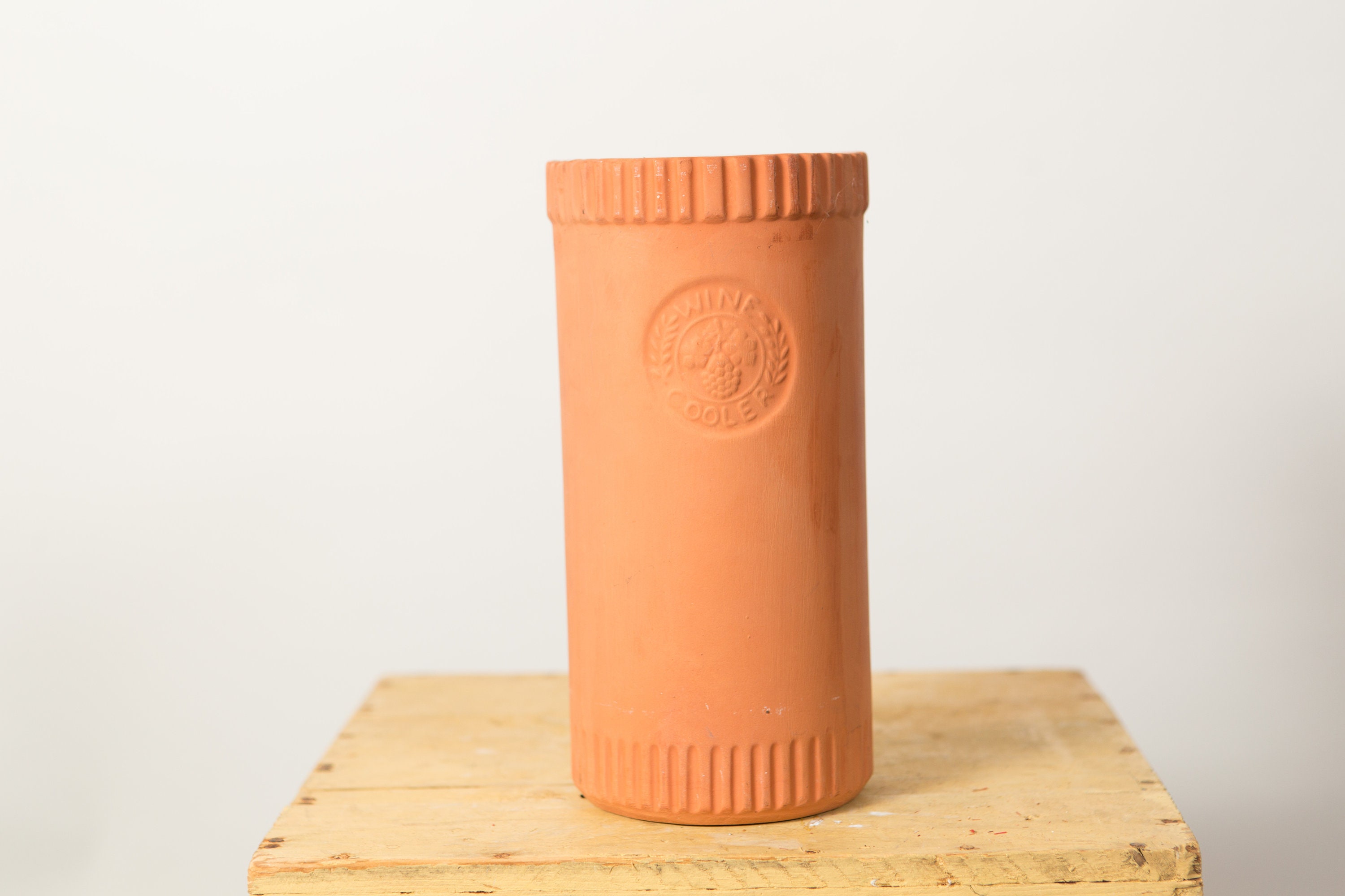 Vintage Wine Cooler Terra Cotta Clay Pot Wine Chiller Tuscany