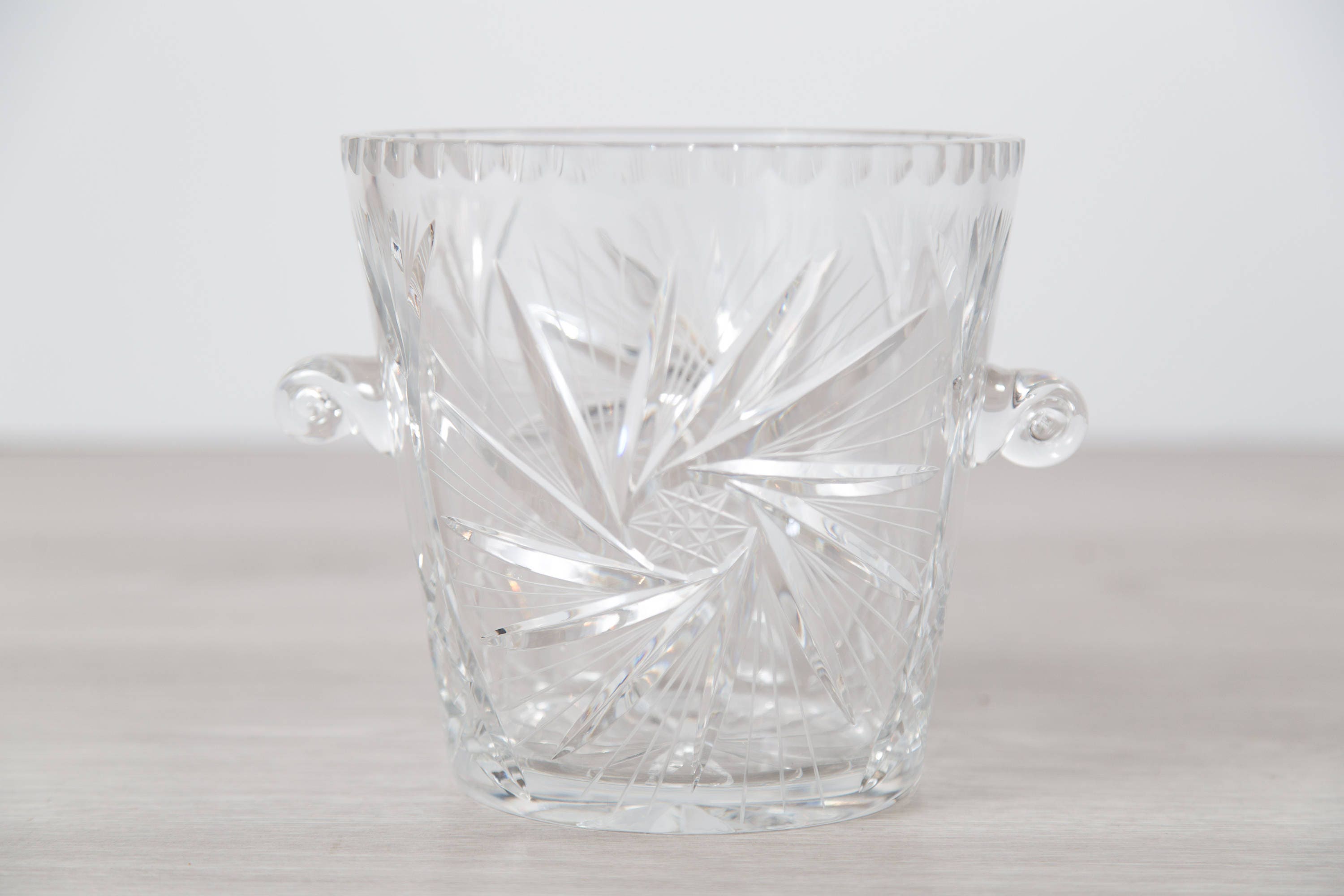 Crystal glass ice deals bucket