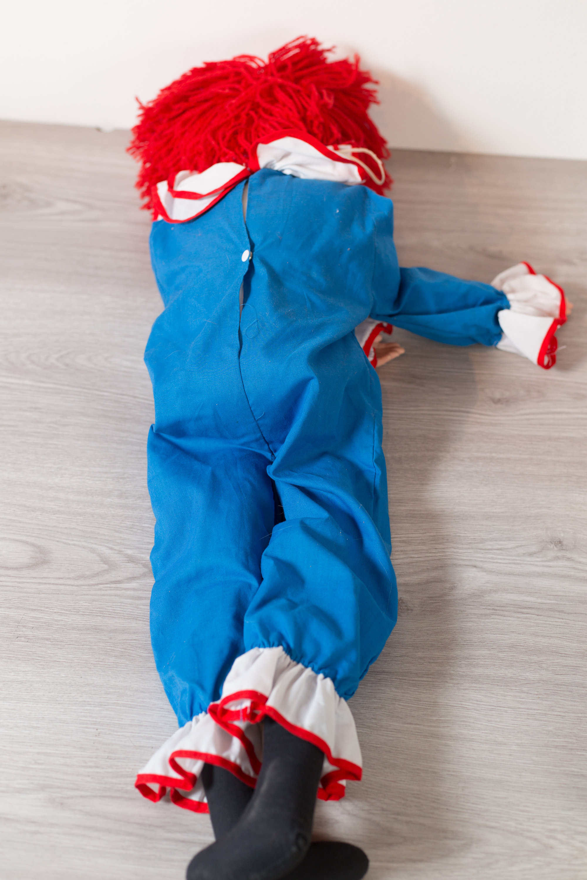 Vintage Ventriloquist Doll Clown Hand Puppet Bozo the Clown