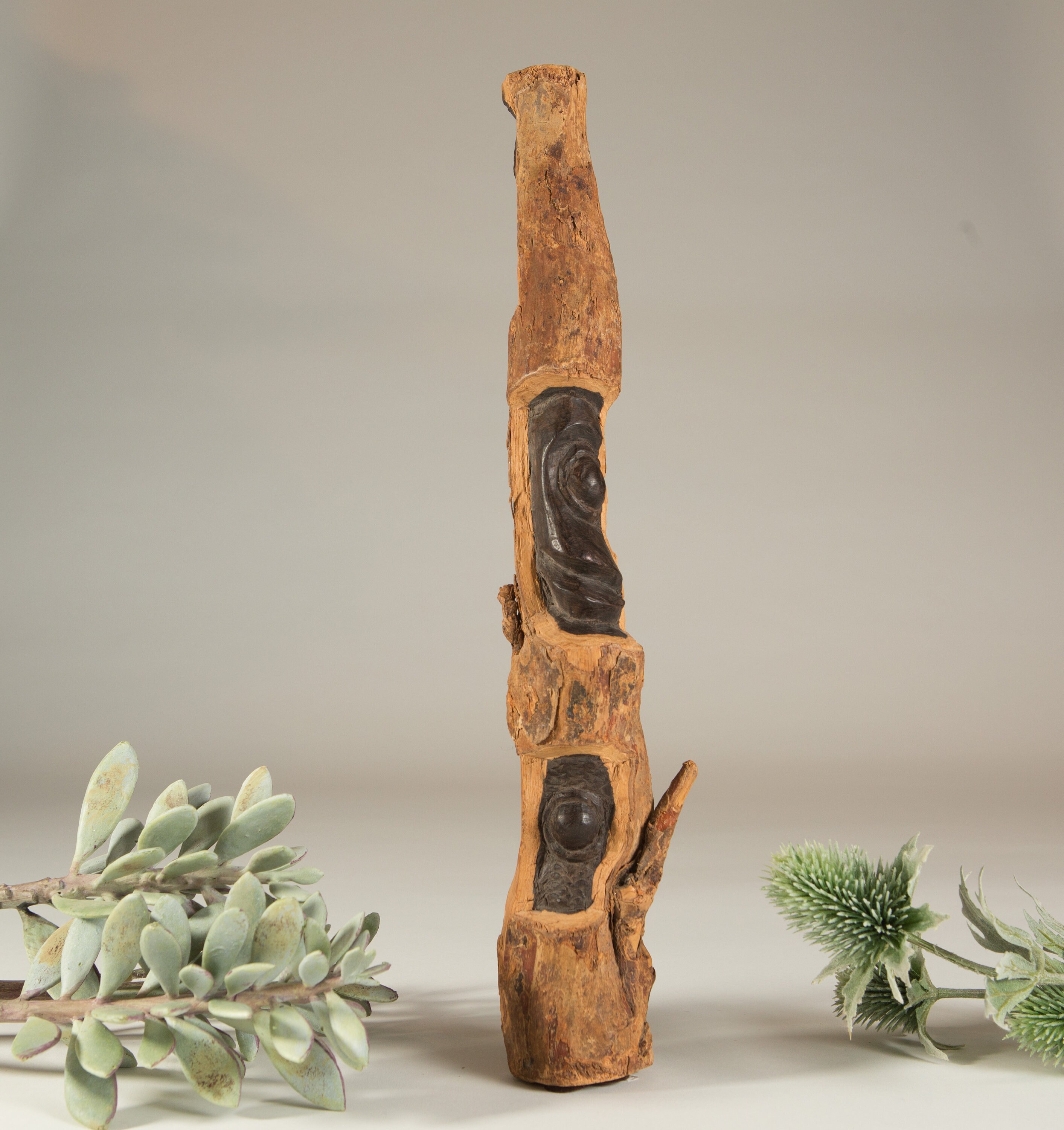 Makonde Tree Sculpture African Family Tree Blackwood Ebony Hand