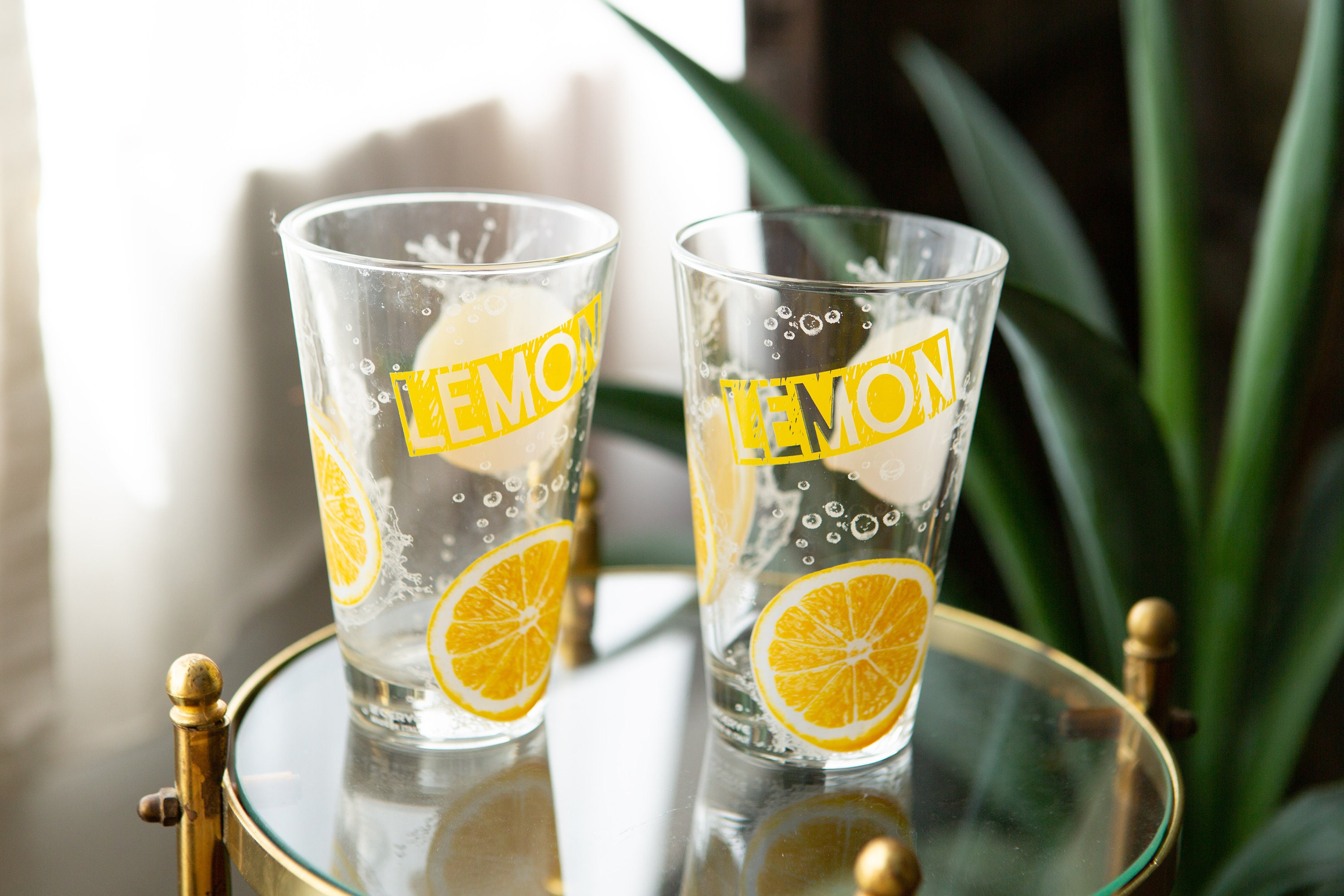 Lemon glasses discount