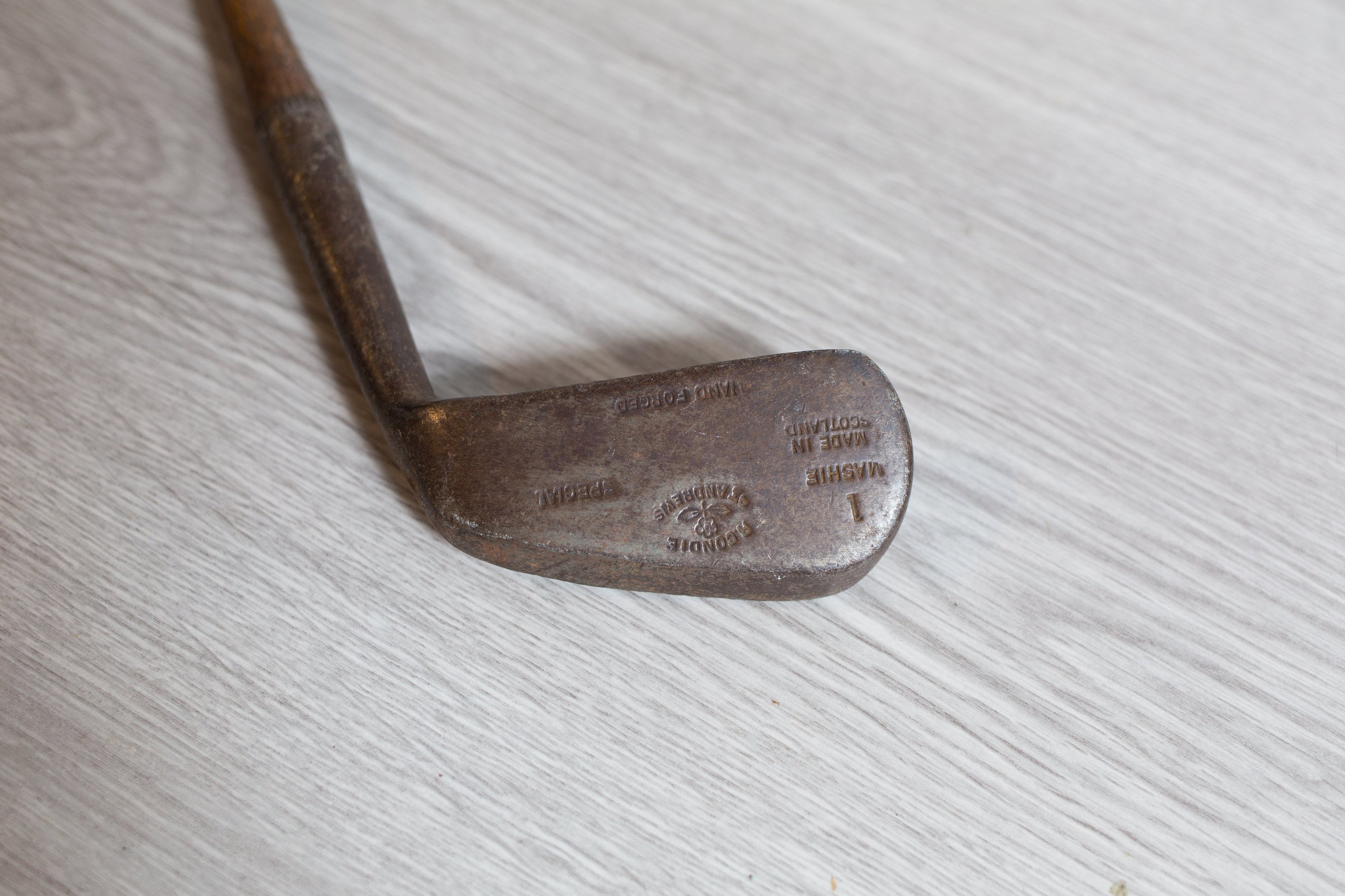 Antique Golf Club R. Condie St. Andrews Hand Mashie Made in