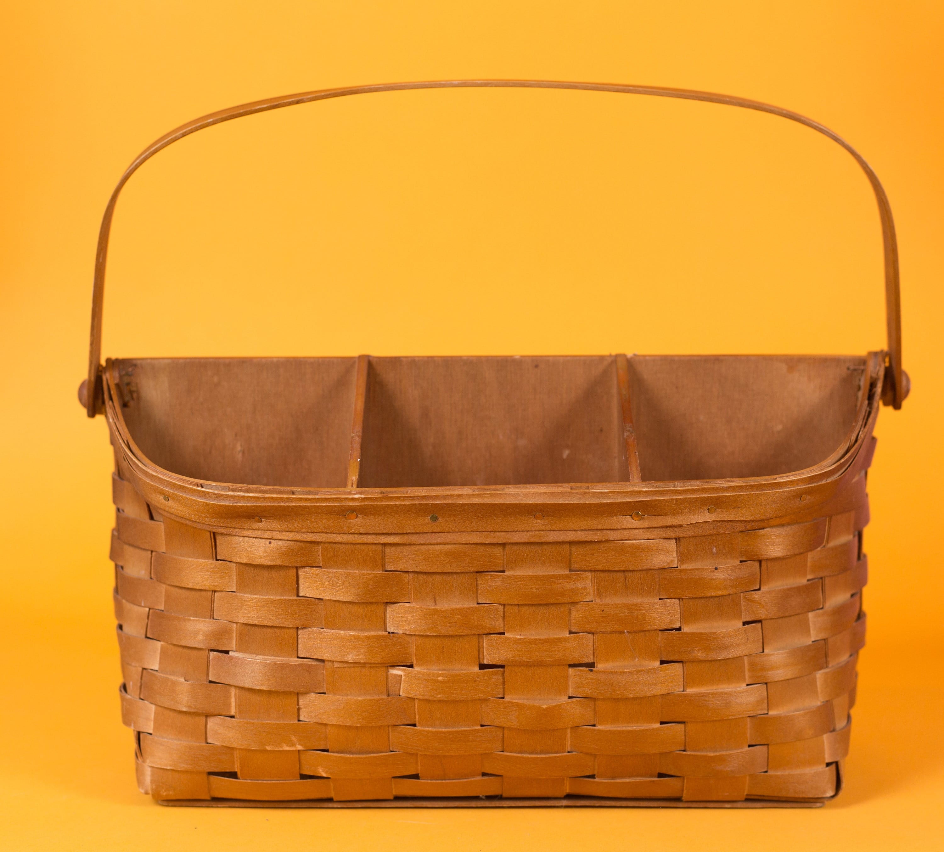 Vintage Wicker Baskets Canadian Maple Baskets Made by Heritage Mint