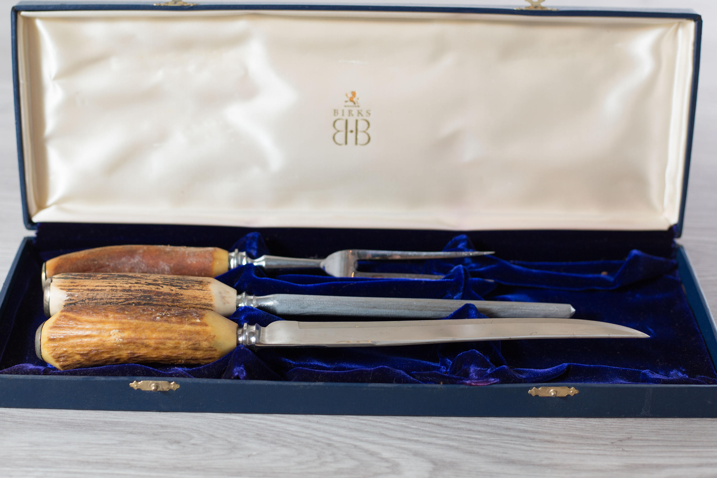 Vintage Knife Set / Birks 3Piece Fine Quality Stainless Steel