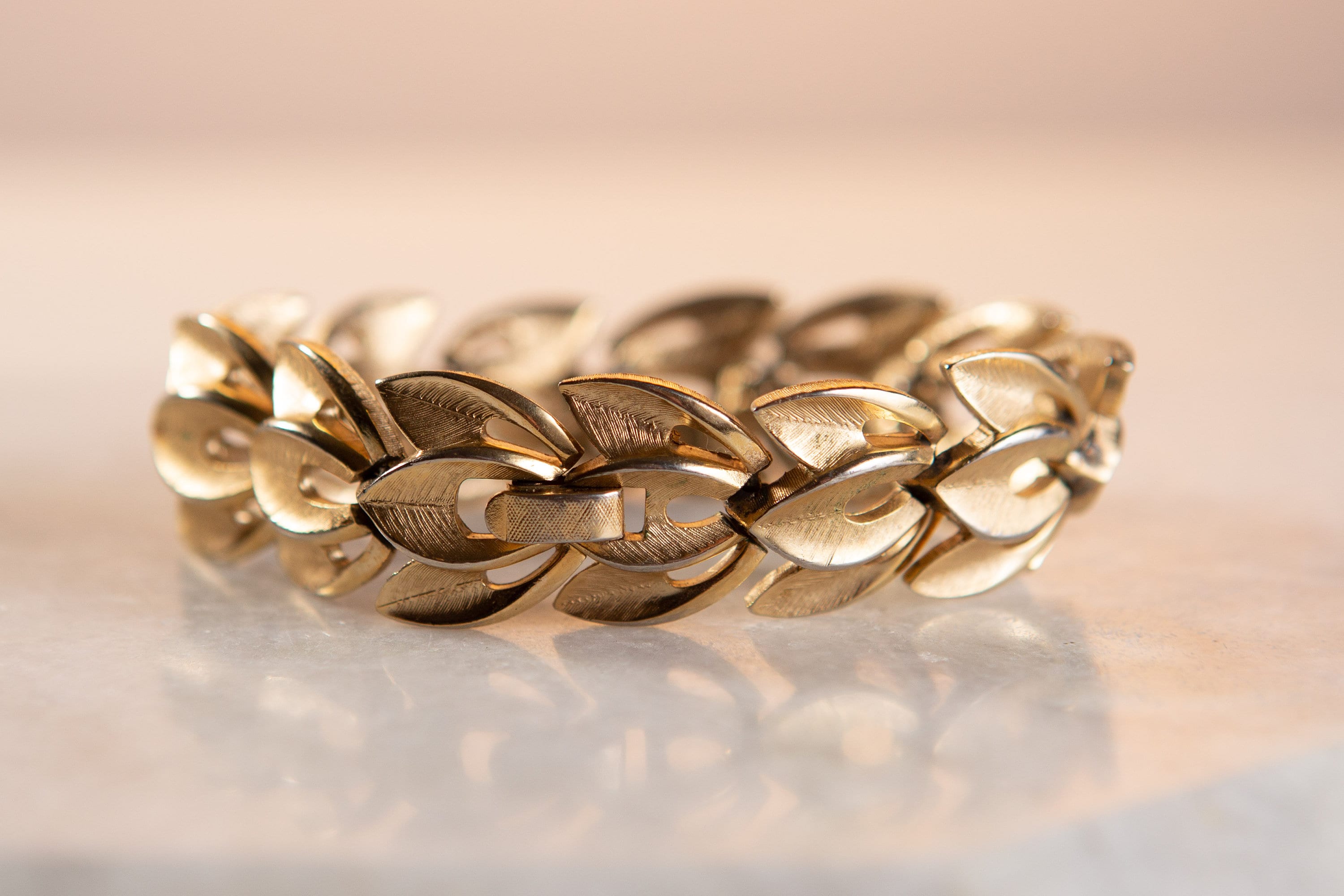 Vintage Trifari Gold Tone Bracelet