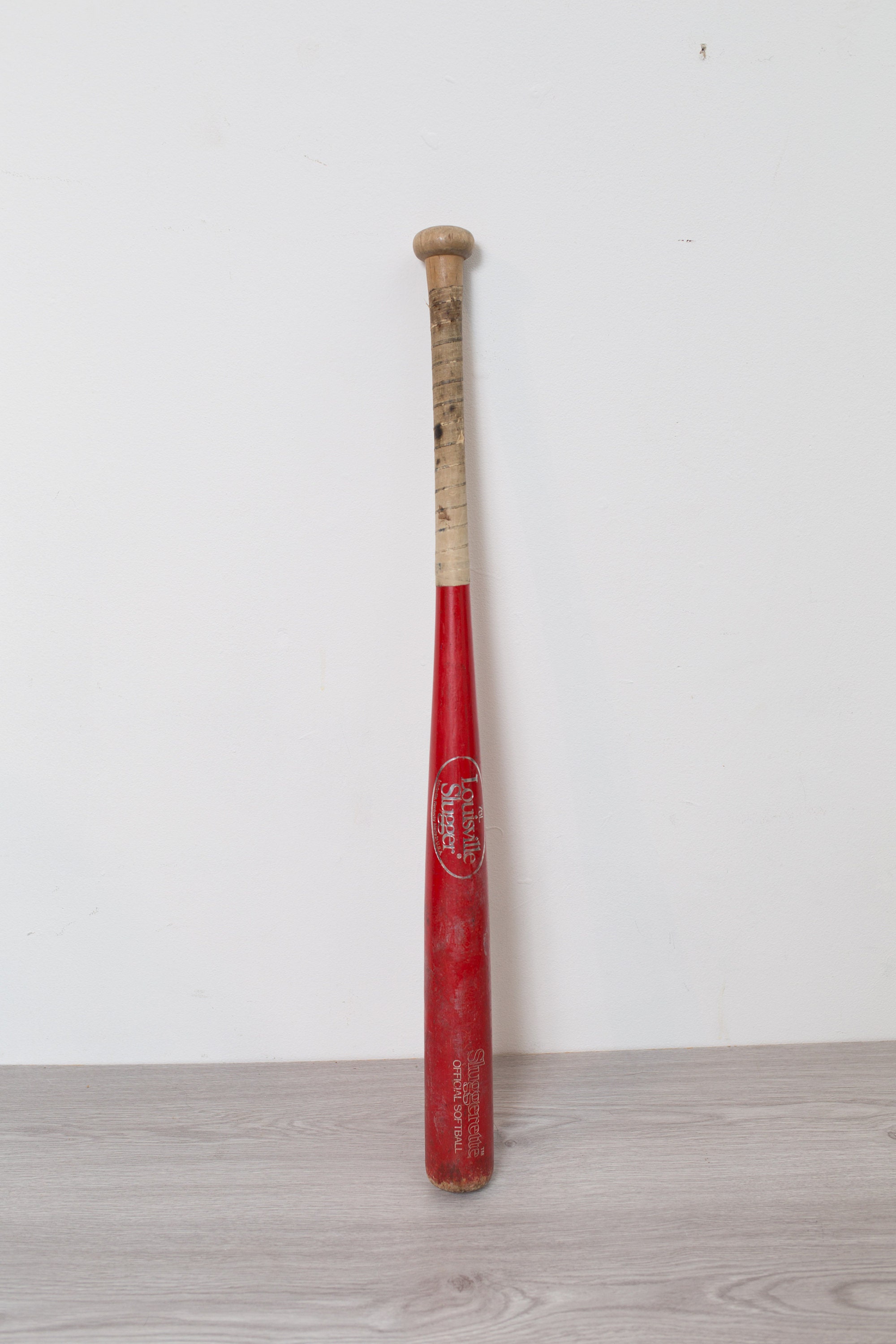 Vintage Red Baseball Bat - 75L Louisville Slugger Slugerette Official
