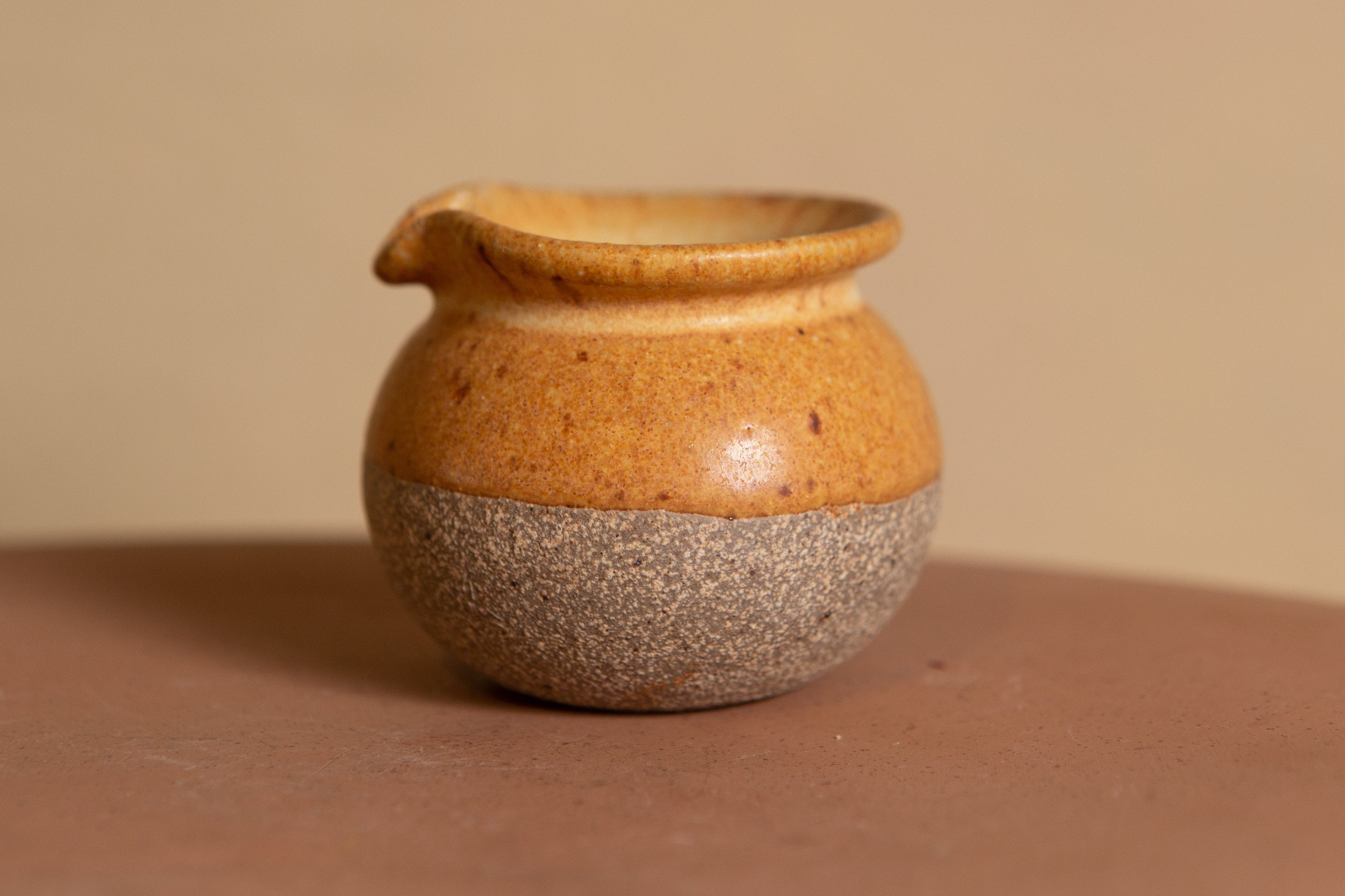 Vintage Ceramic Pots Handmade Studio Ceramic Vintage Earthtone Plant