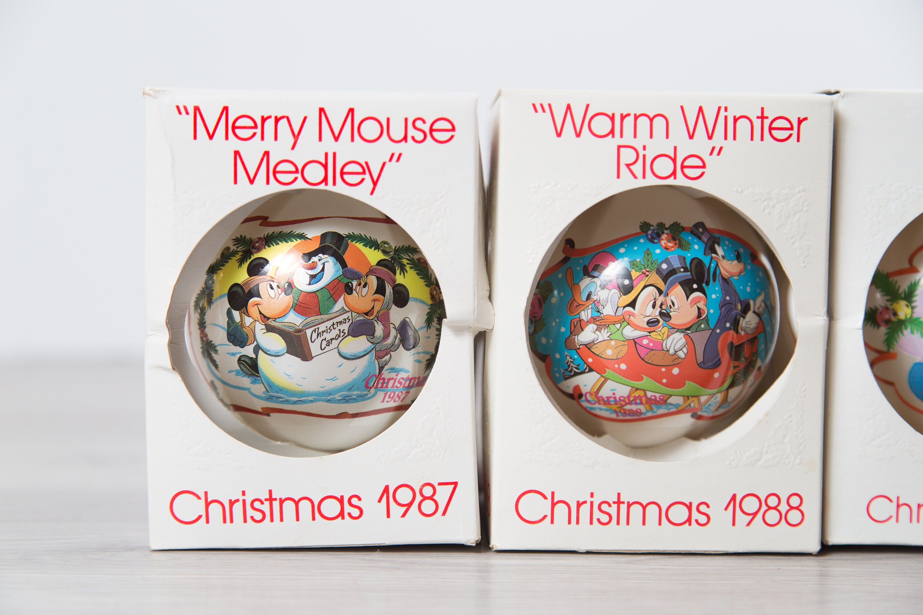Disney Christmas Bulbs 