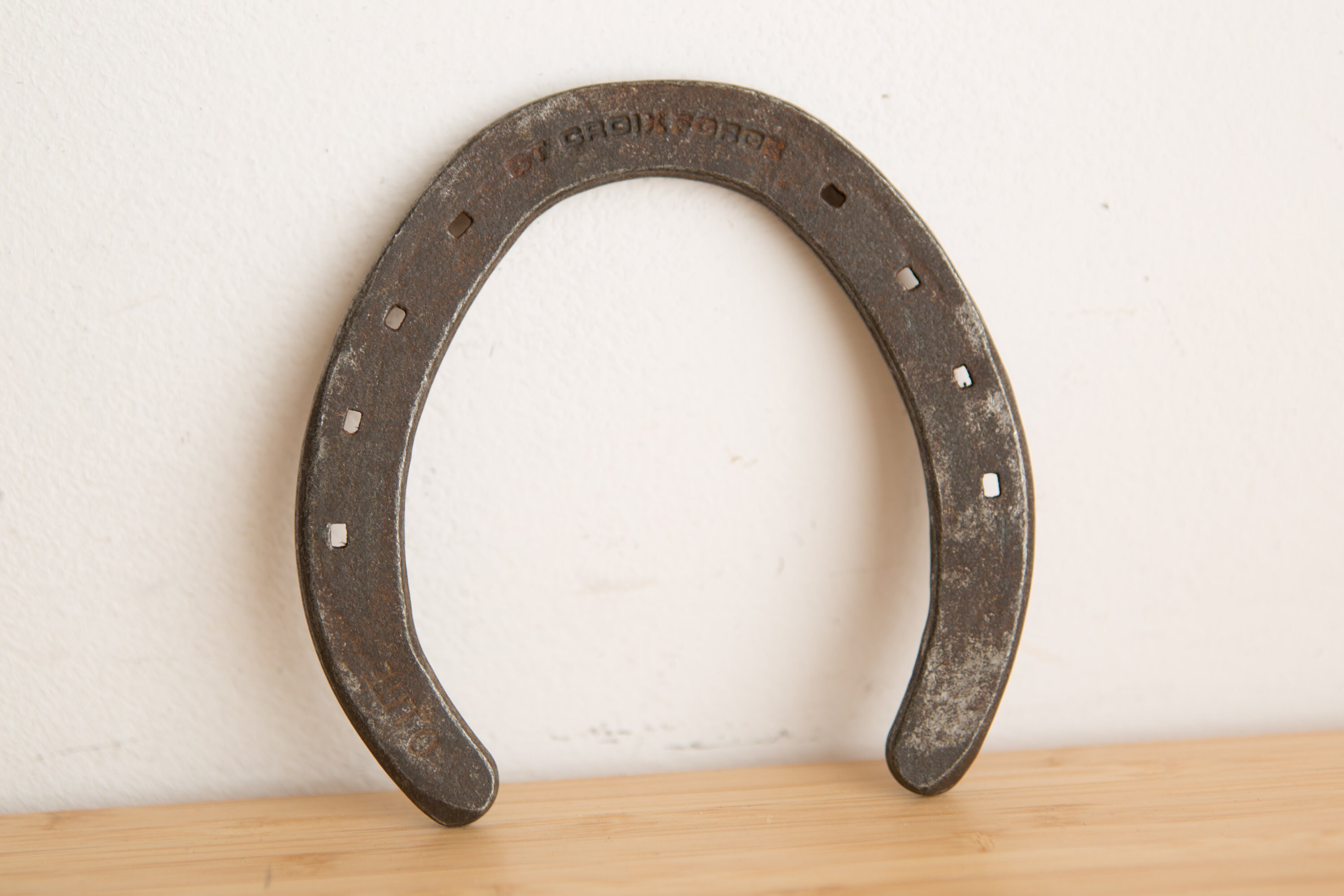 Vintage Metal Horseshoe St. Croix Equestrian Decor