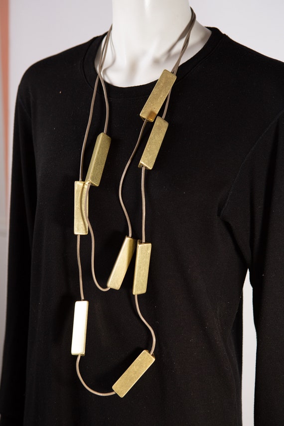 7 Collane lunghe da donna in argento e oro Gioielli a - Etsy Italia