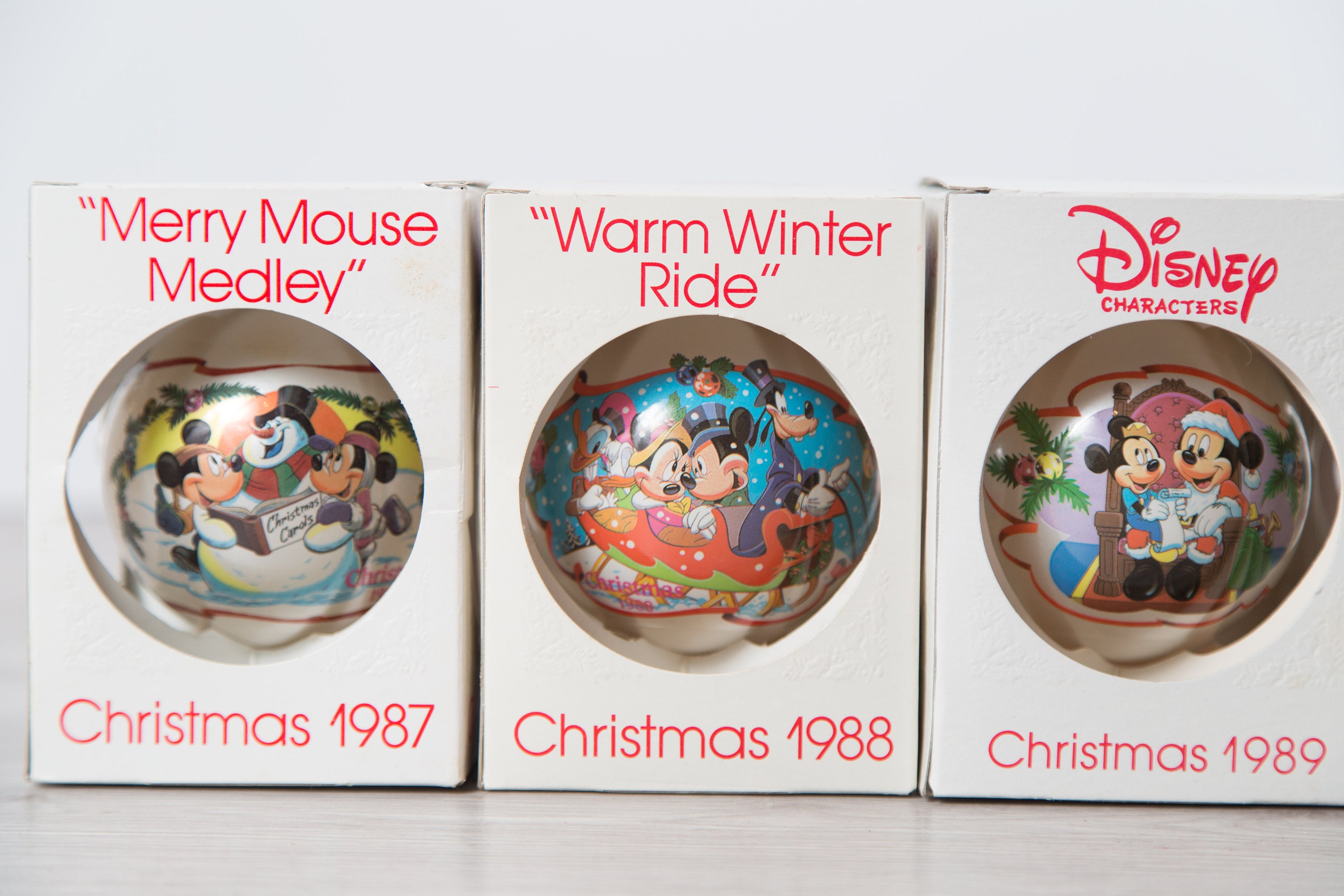 Disney Christmas Bulbs 