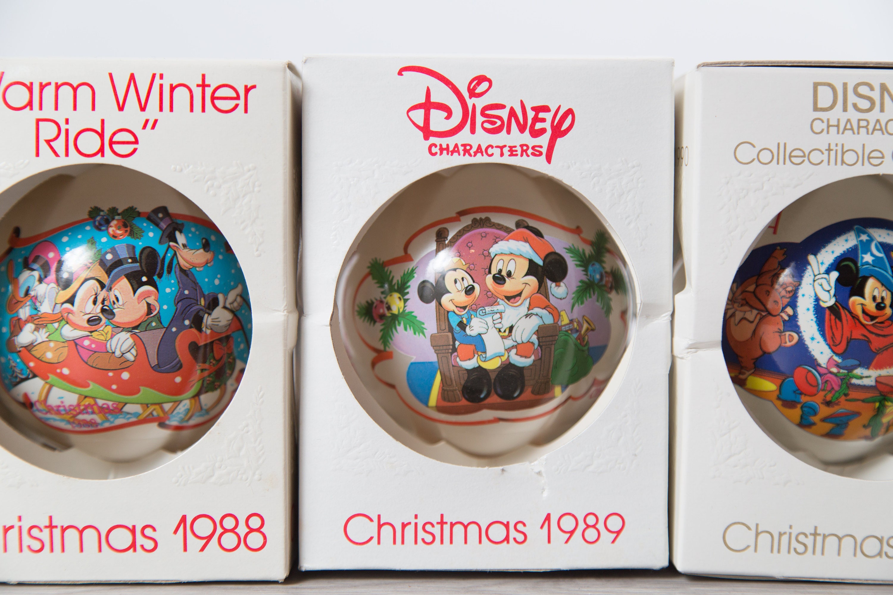 Disney Christmas Bulbs 