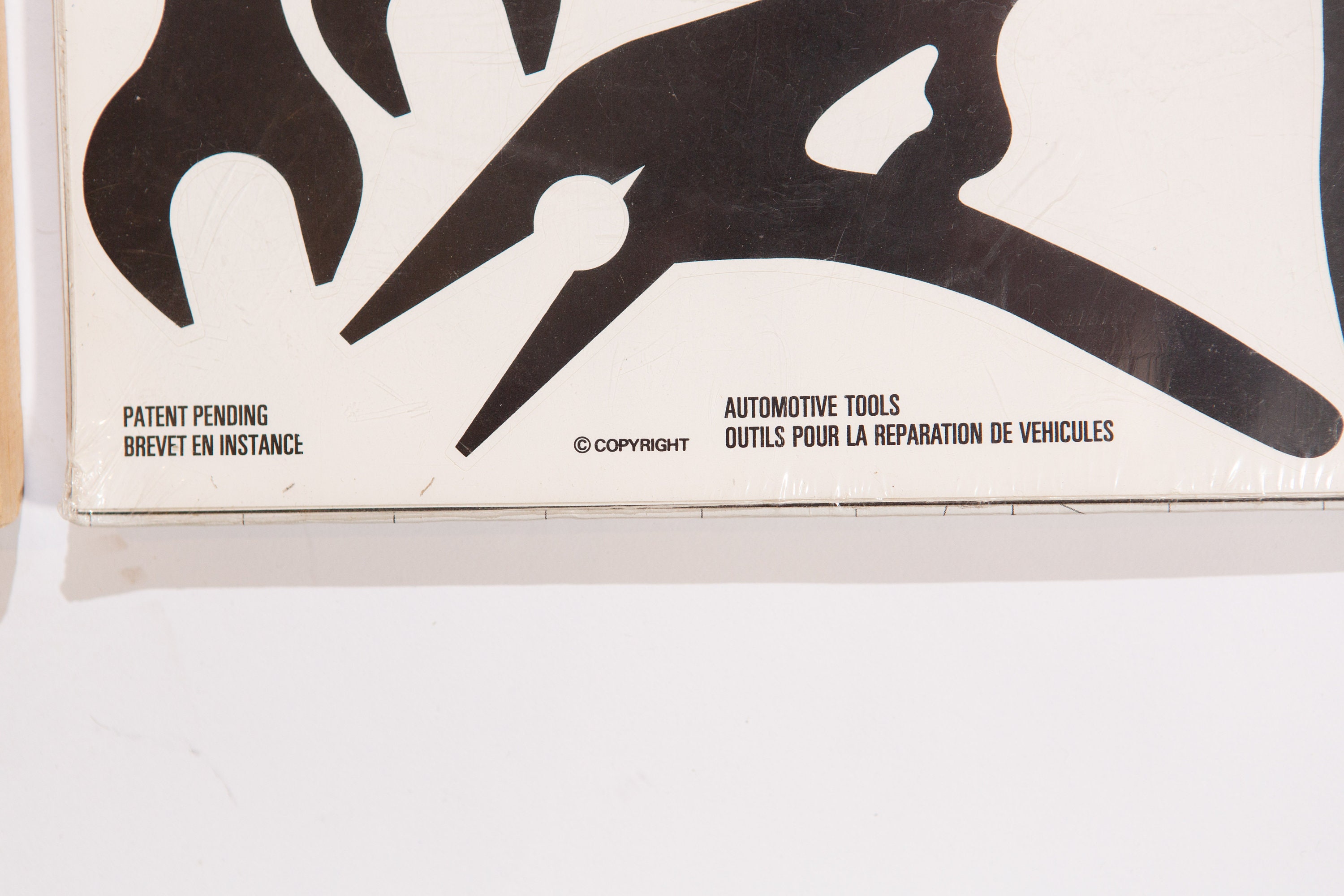 Vintage Tool Shadows Sticker Kit Set of Automotive Black Shadow Stick