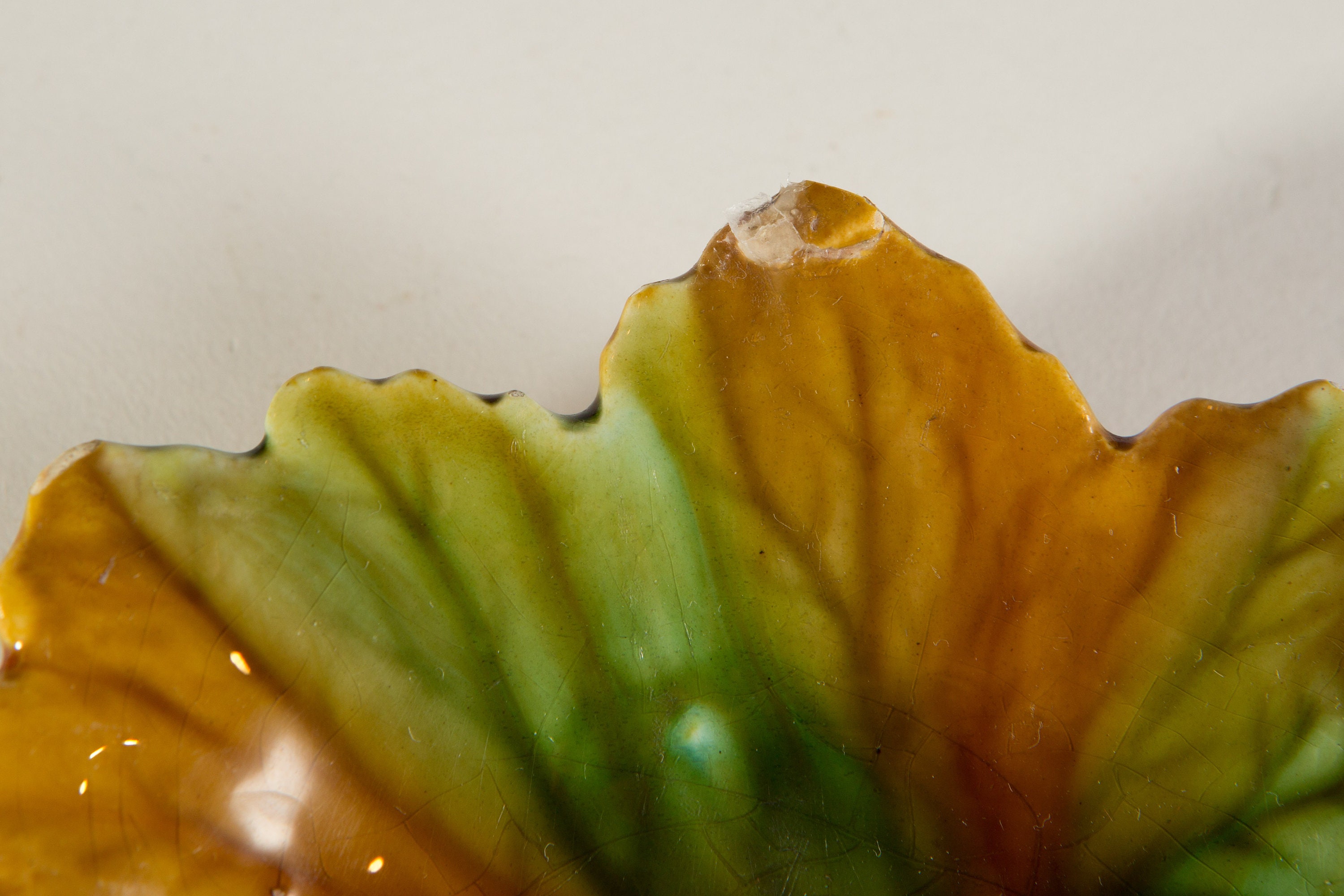 2 Ceramic Soap Dishes Vintage or Antique Handmade and Hand Glazed