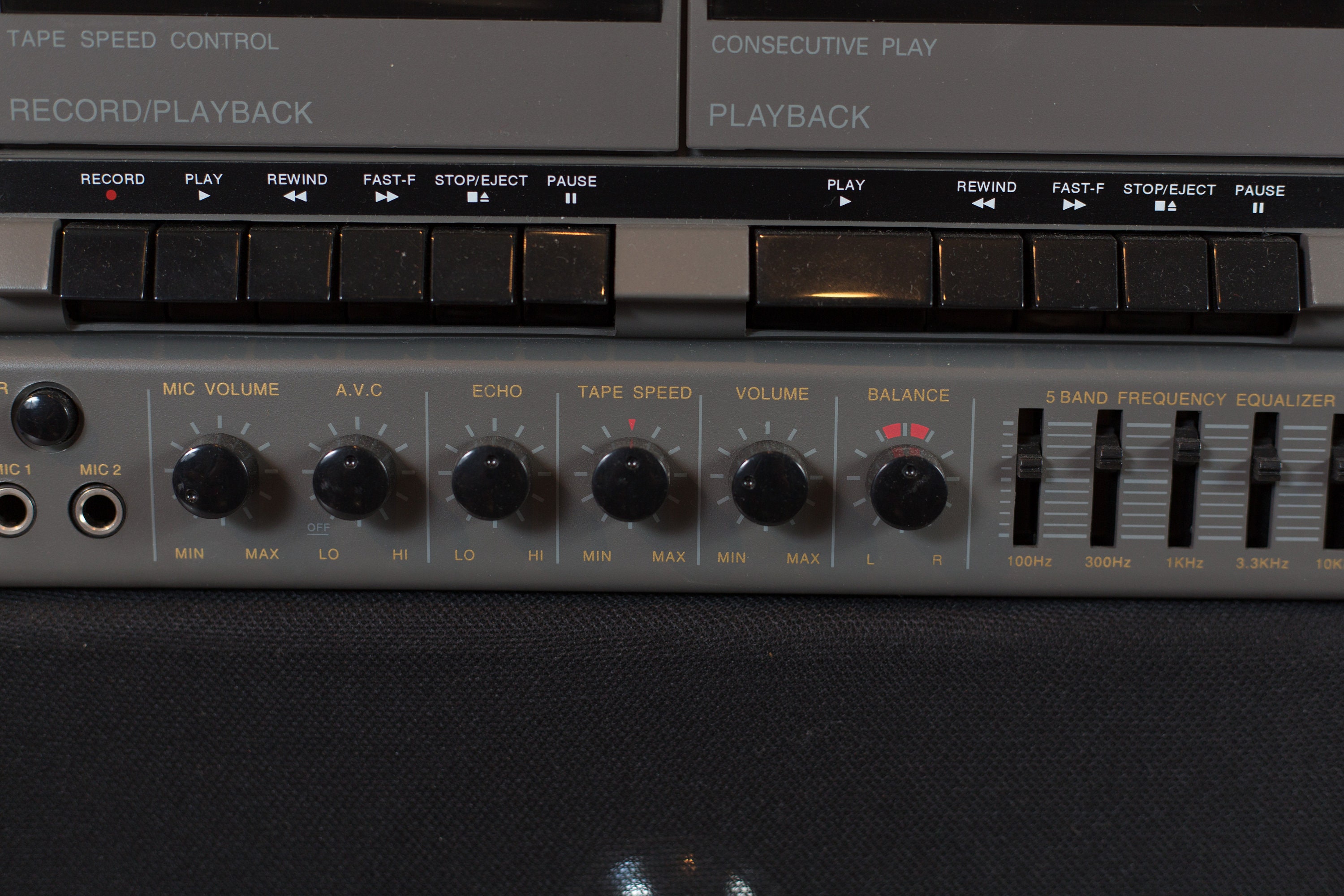 Karaoke Machine Optimus Tape Playback and Recorder