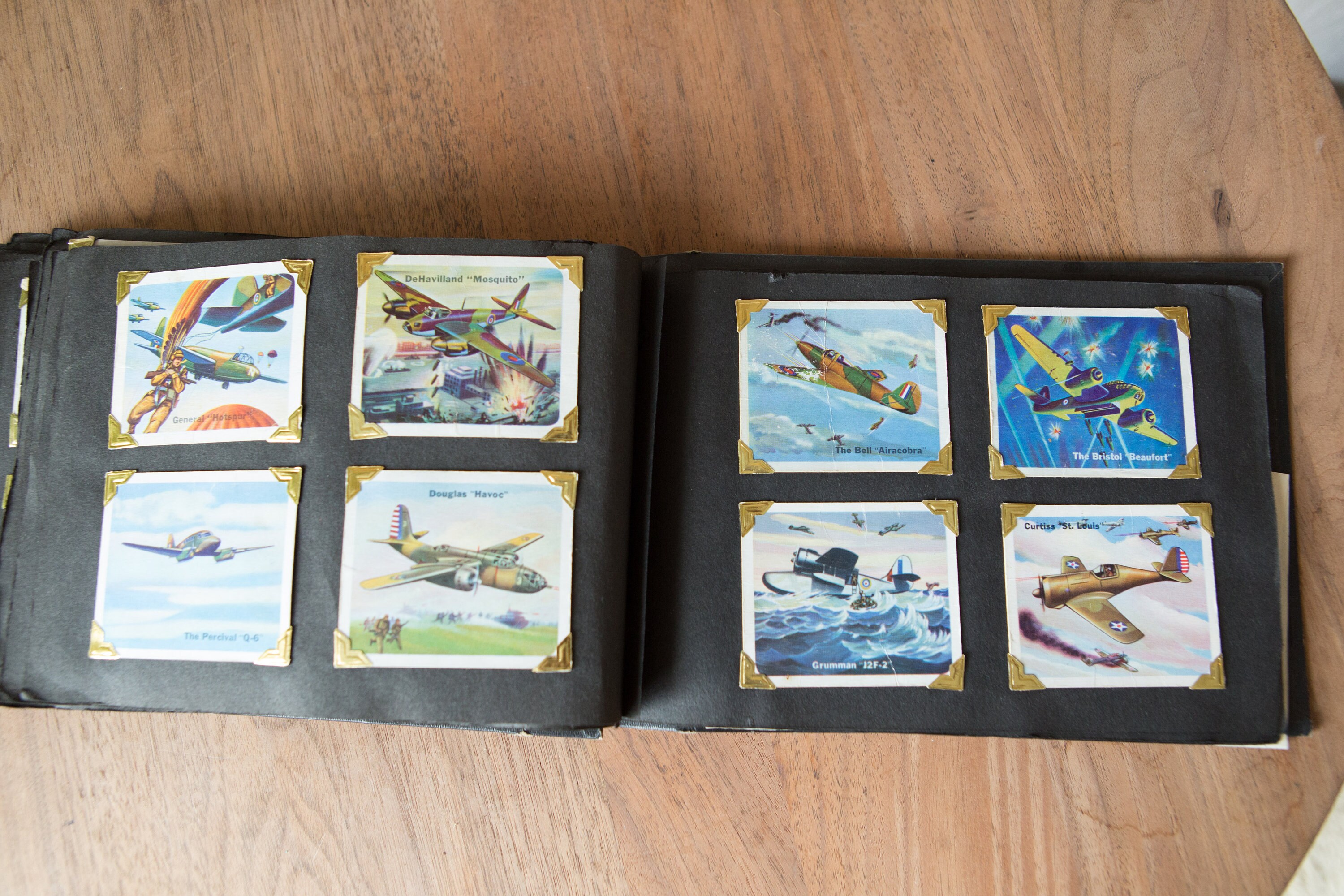 Airplane Trading Cards Vintage 1930's Colour Prints of Airplanes
