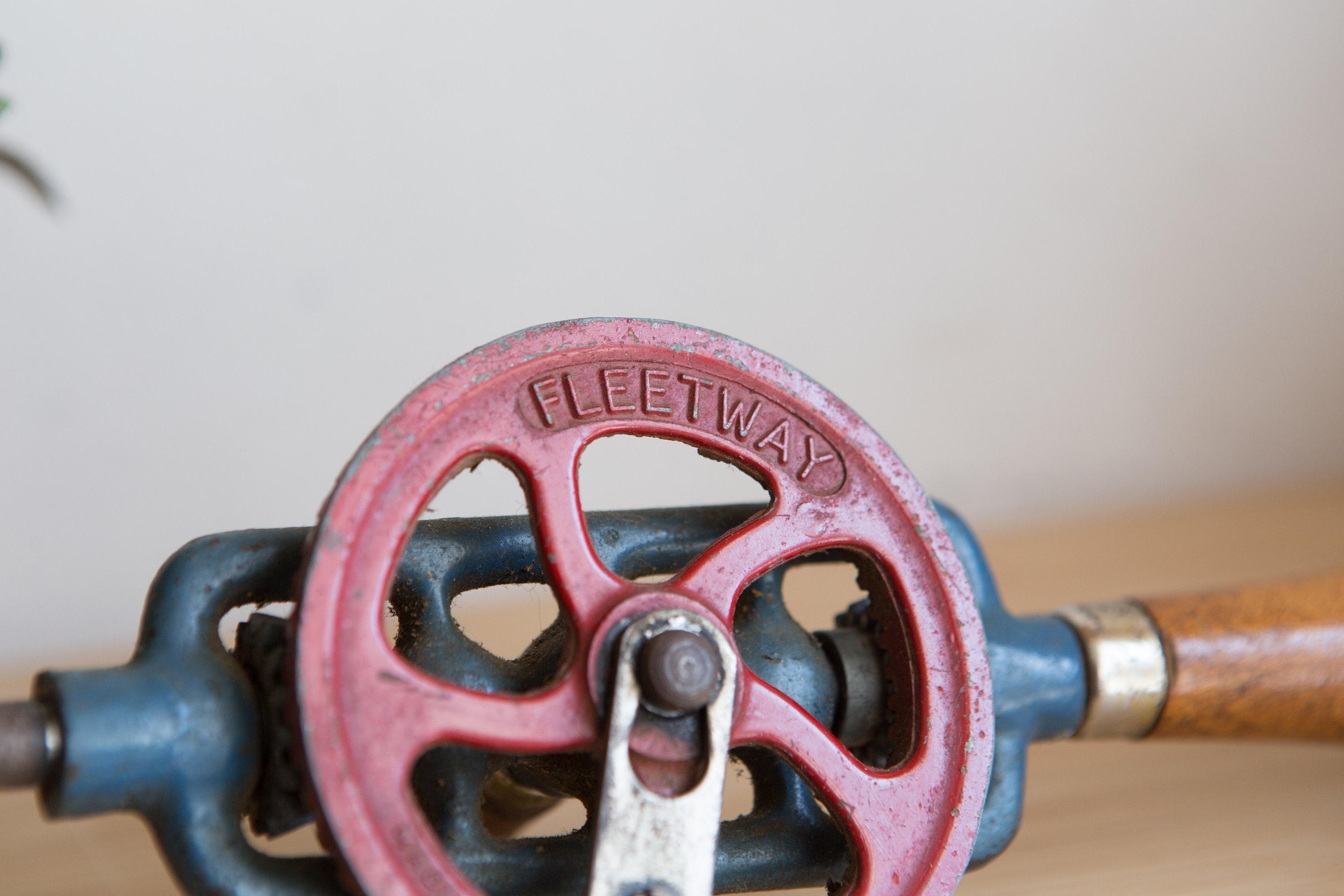 Fleetway Hand Drill Vintage Tool Made 