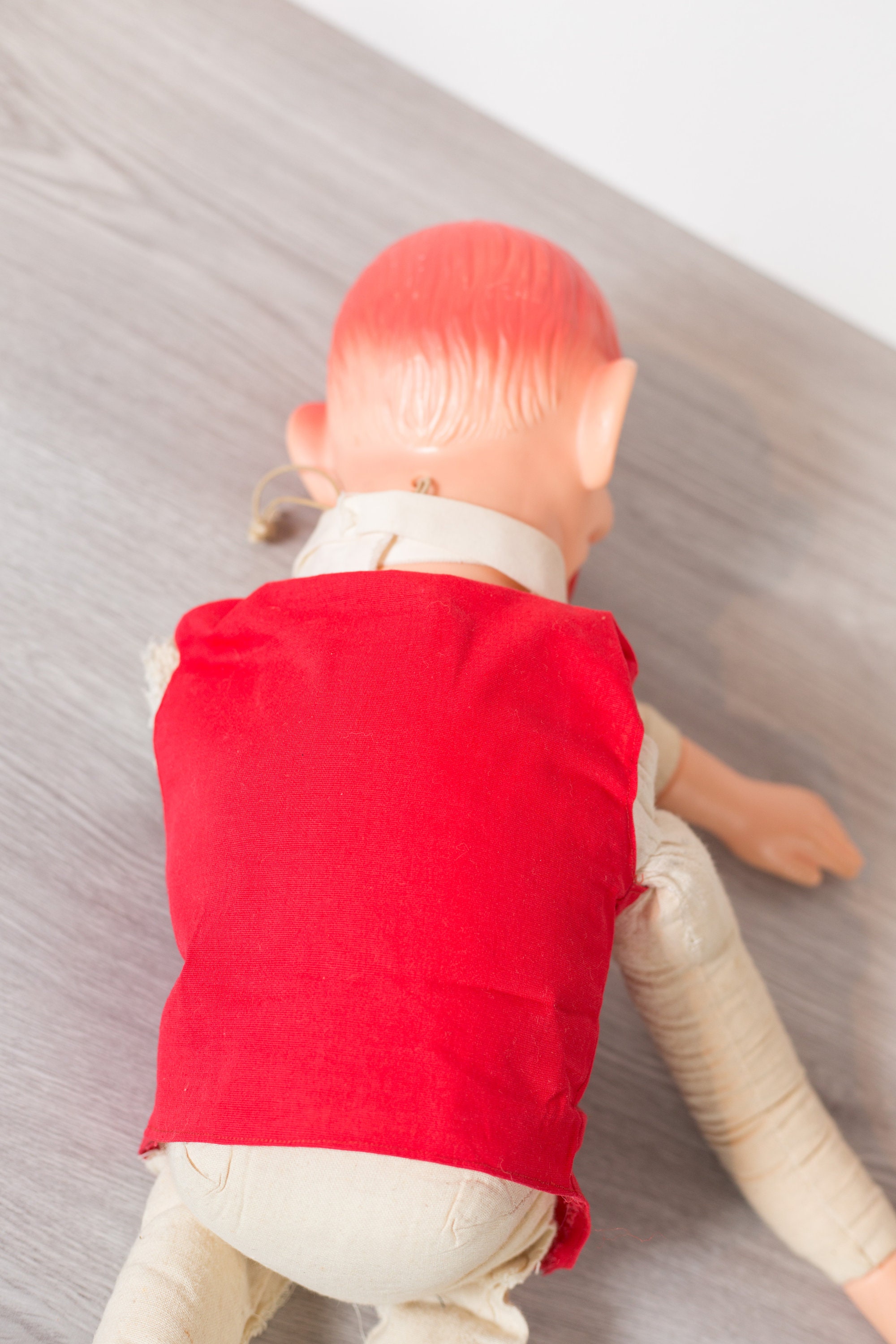 Vintage Ventriloquist Doll Red Headed Hand Puppet Mortimer Snerd