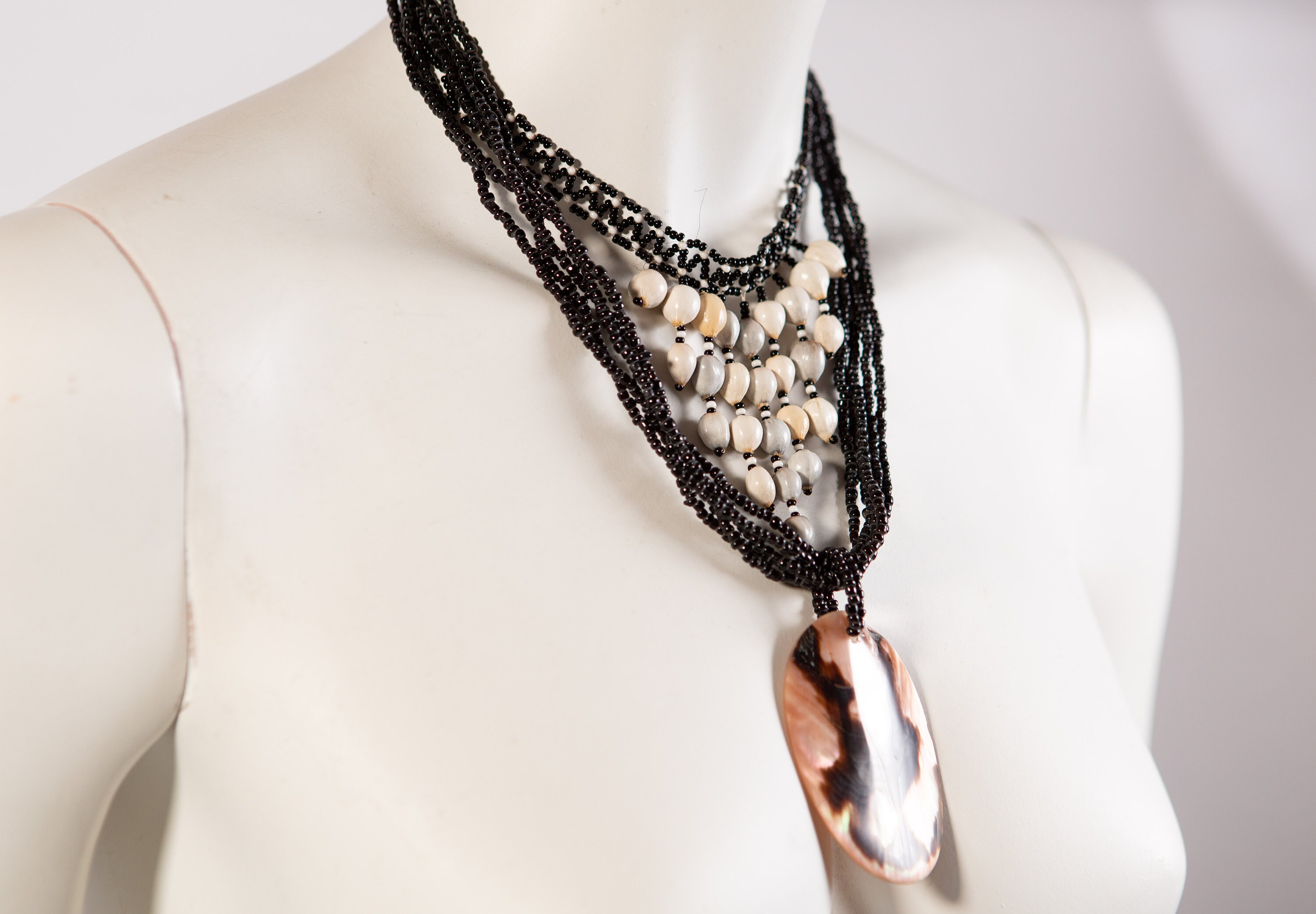 Vintage Beach Necklace Set - Boho 