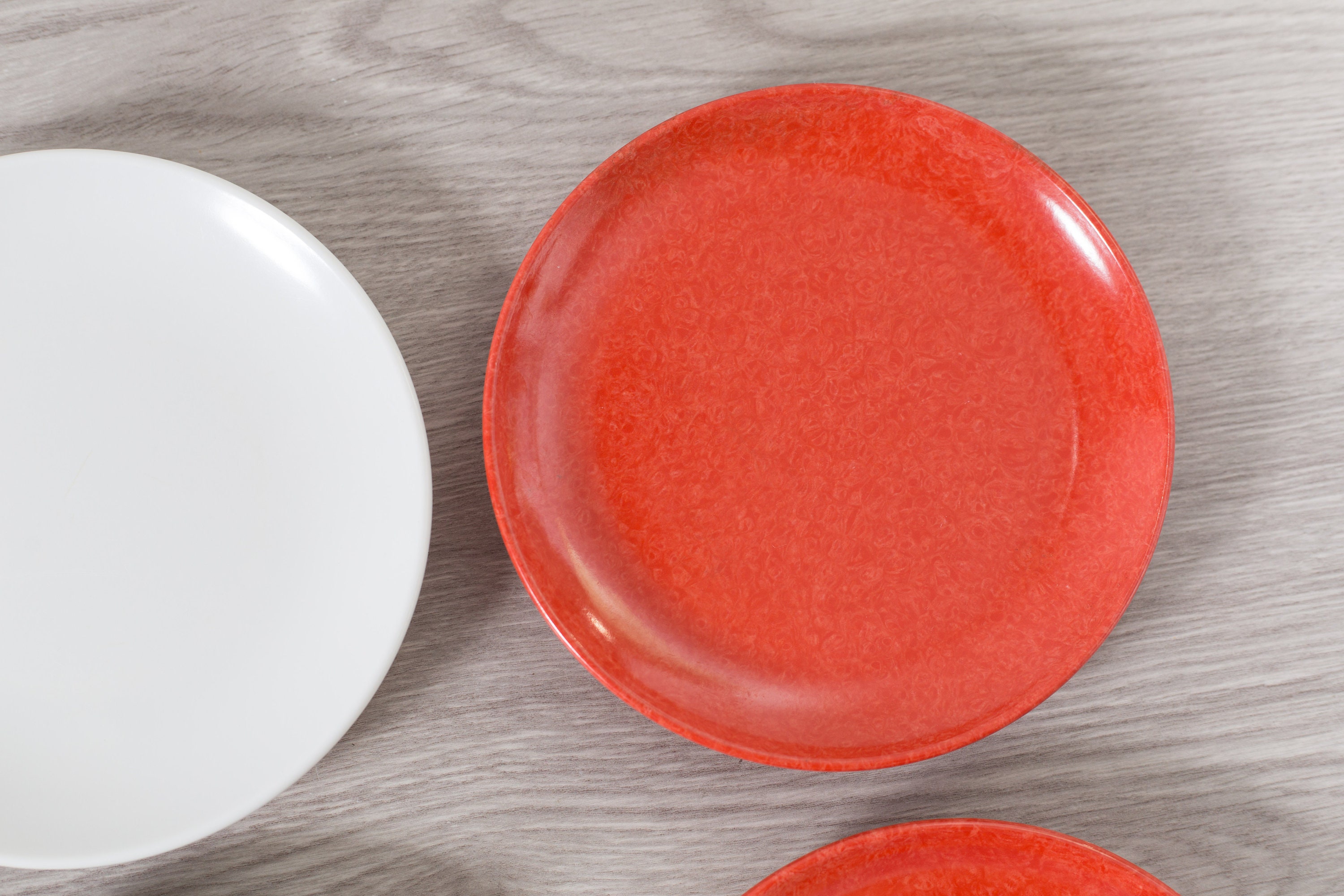 8 Vintage Melamine Bowls Plastic Salad Side Plates Melmac and