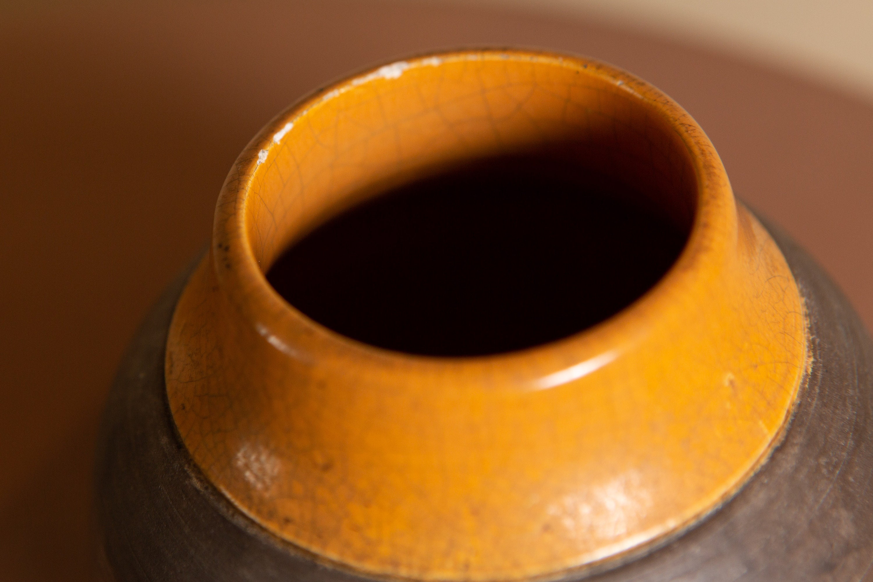 Vintage Ceramic Pots Handmade Studio Ceramic Vintage Earthtone Plant