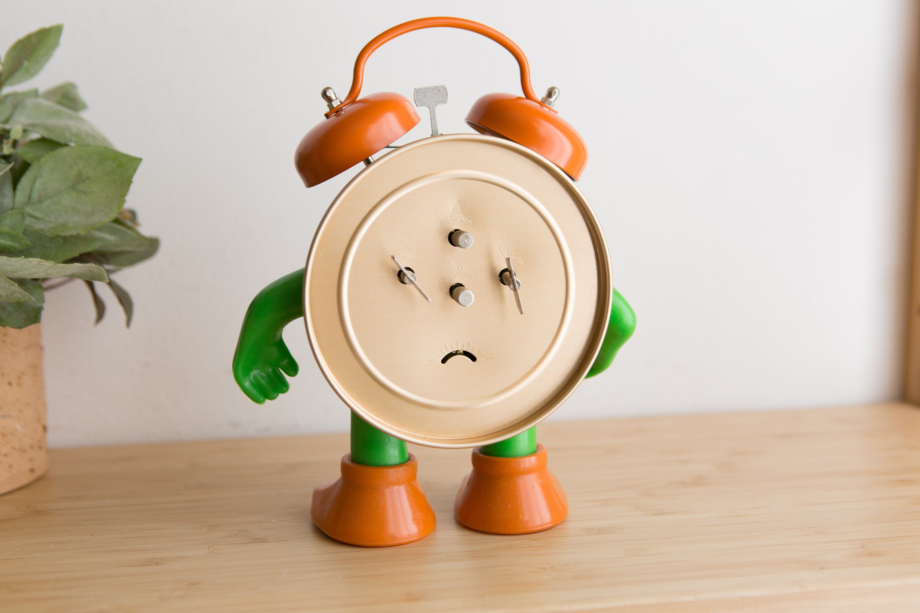 Ticki Tack Clock with Original Certificate and Box Vintage Green and