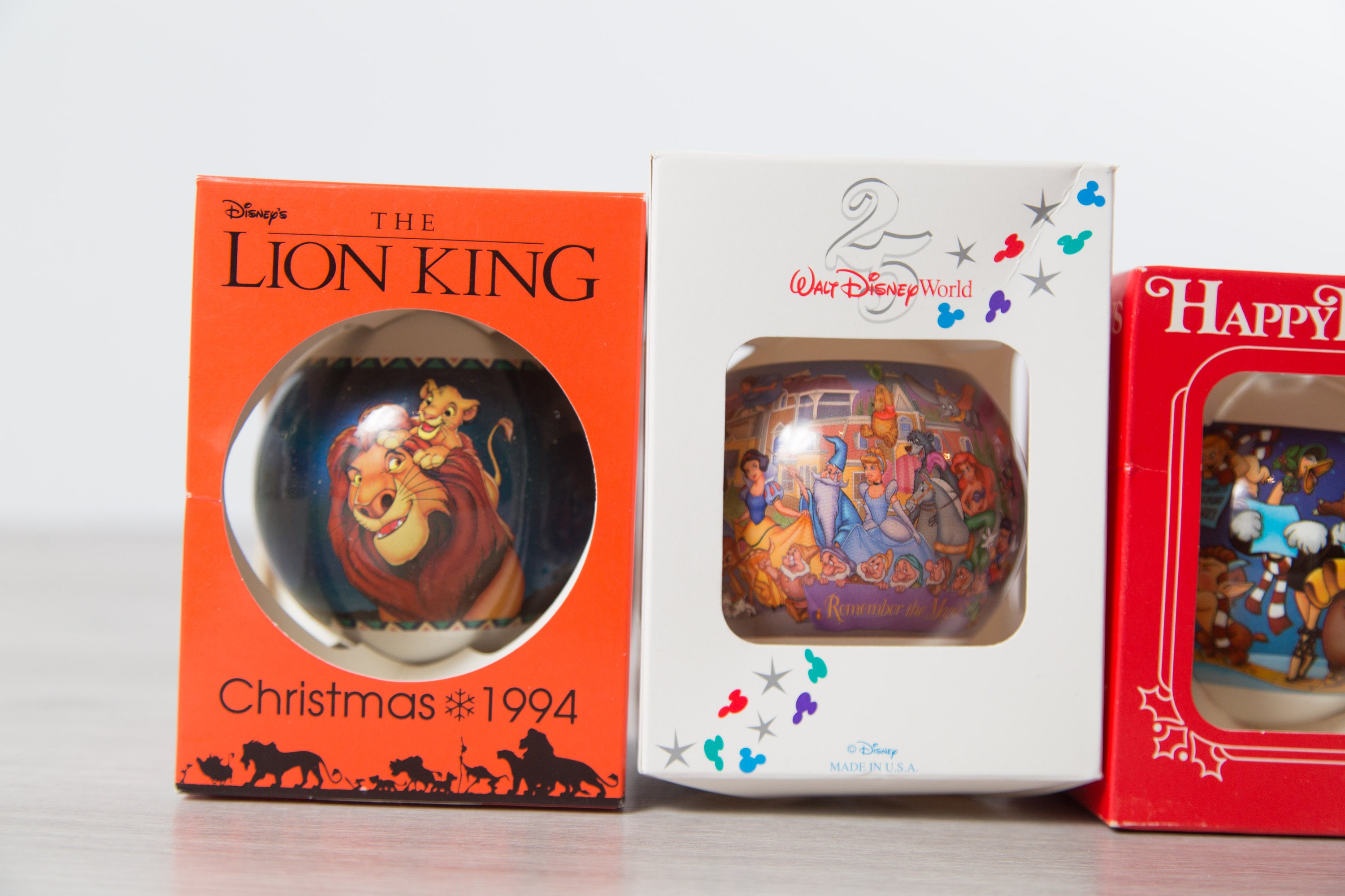 Disney Christmas Bulbs 