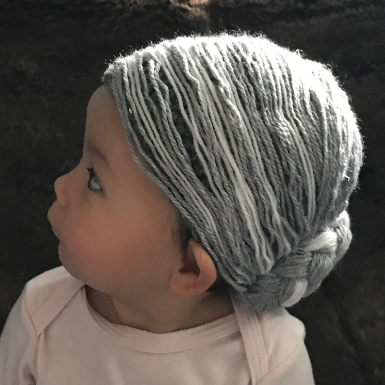 Grandma Wig Old Lady Hair Baby, Toddler, Kids , Adult Grandmother Wig You Choose the Size image 2