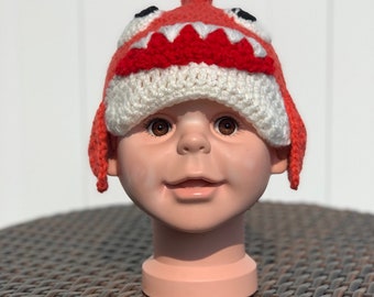 Baby Shark Hat -  Kids Halloween Costume - Toddler Halloween Costume - Baby Halloween Costume