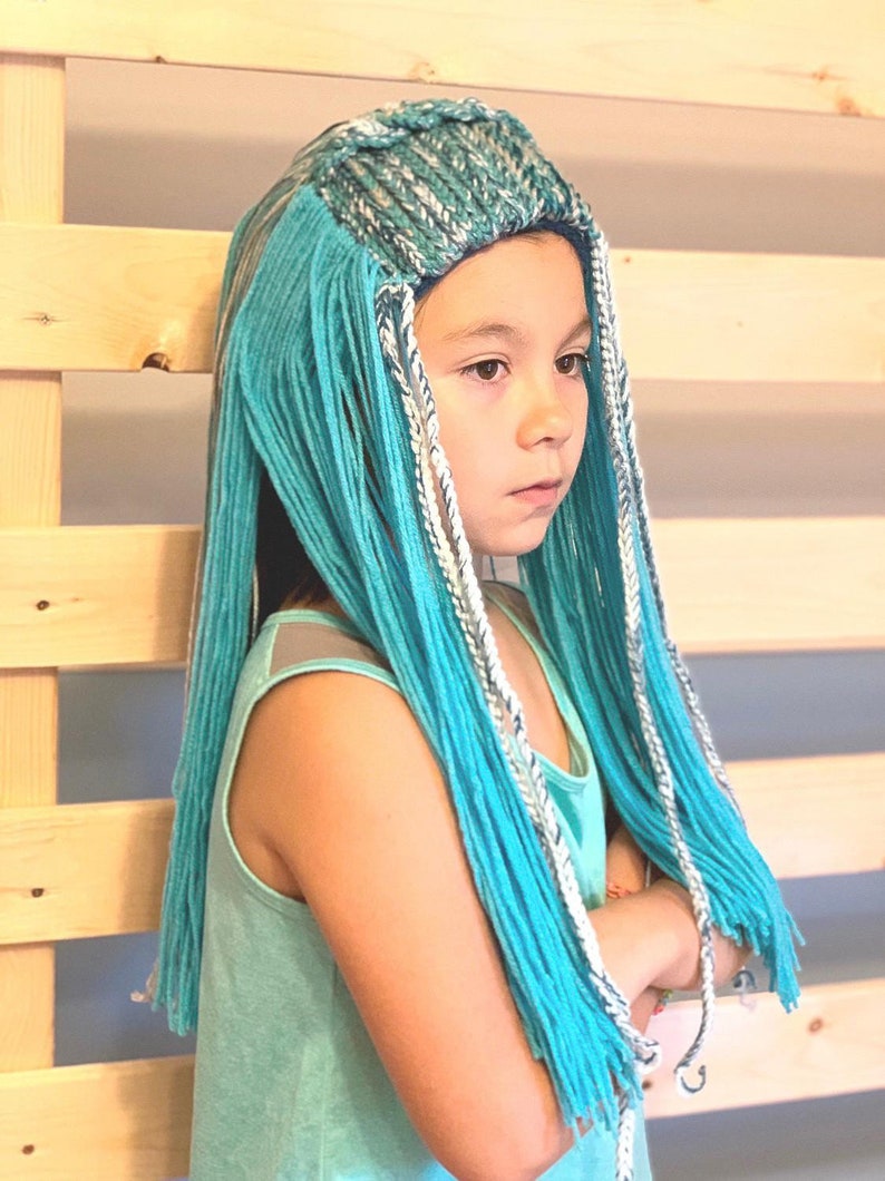 Disney Descendants 3 New Style Uma Hair Wig -Halloween Disney Descendants Villain Uma Hair Kids Halloween Costume New Uma Wig Toddler
