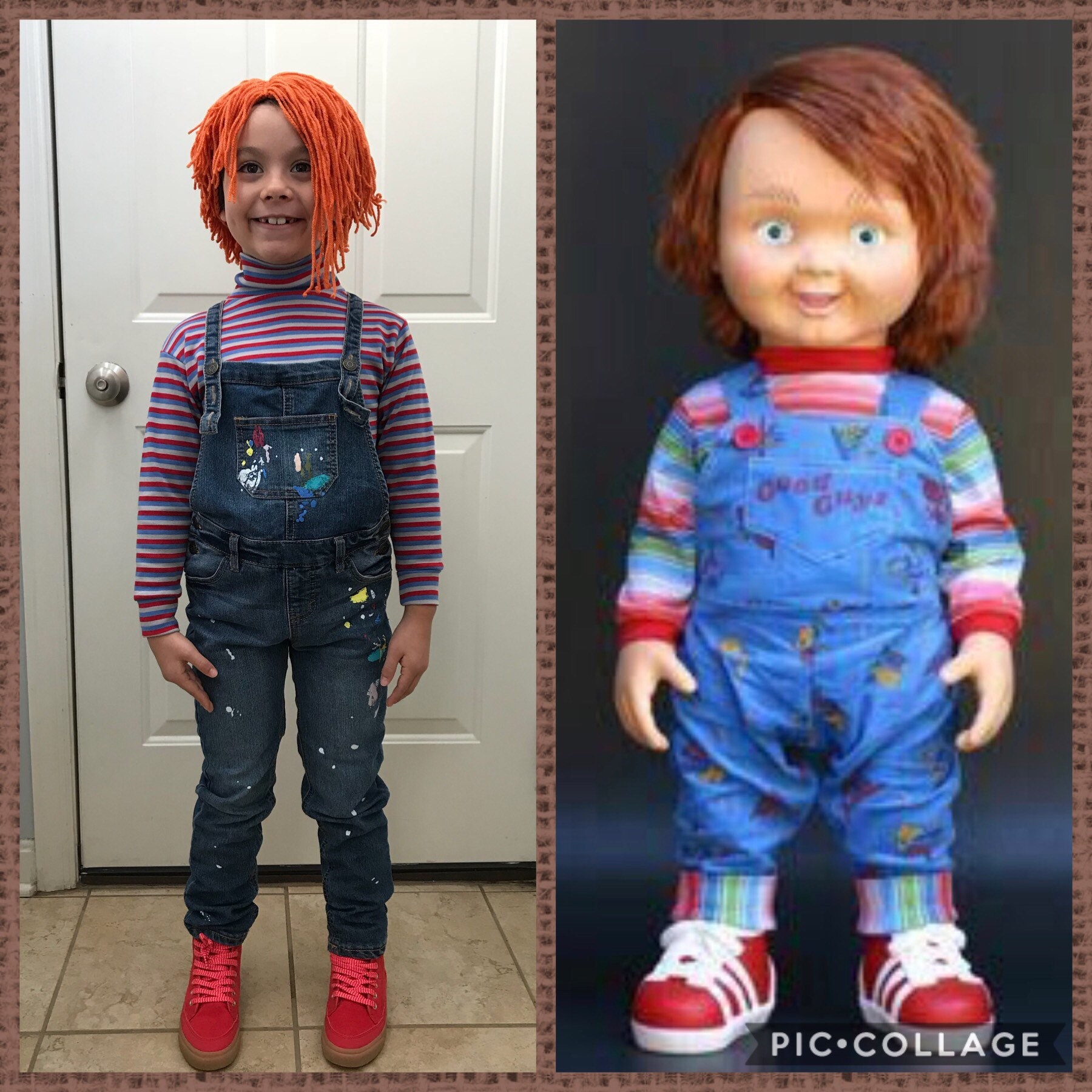 Chucky Wig Crochet Chucky Costume Hat Kids Costume Etsy 日本