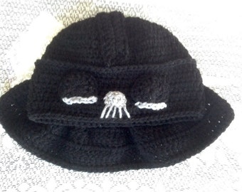 Darth Vader Hat - Crochet Star Wars Darth Vader Costume - Baby Cosplay Hat - Comic-con Costume - Baby Star Wars - Baby Darth Vader