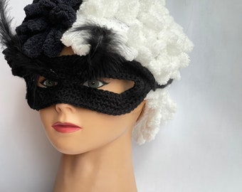 Cruella peluca y máscara- Cruella de Vil sombrero - Disfraz de Halloween para niños - Disfraz de Halloween para niños pequeños - Disfraz de Halloween para bebés de cualquier tamaño