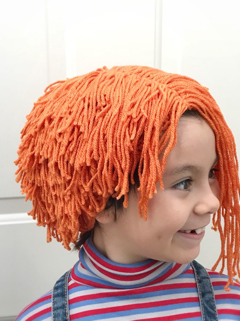 Chucky Wig Crochet Chucky Costume Hat Kids Costume | Etsy