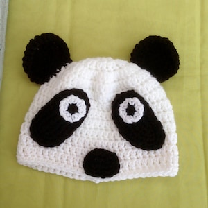 Kung Fu Panda Hat -  Adorable Crochet Panda Hat - Kids Halloween Costume - Toddler Halloween Costume - Baby Halloween Costume
