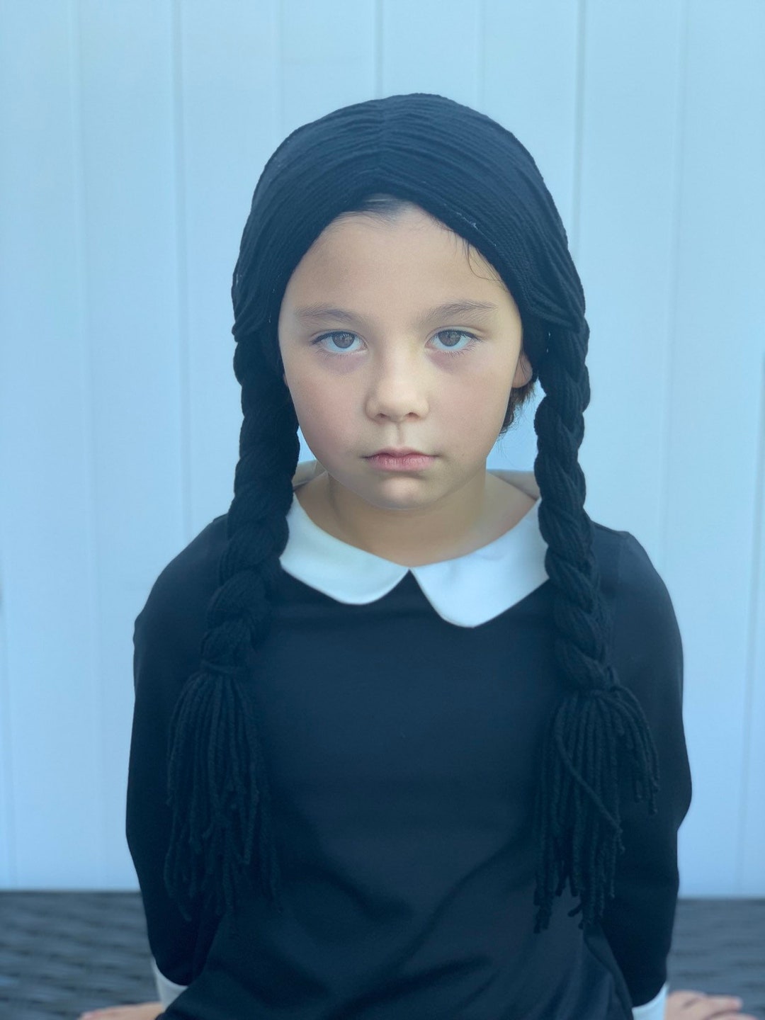 The Addams Family 2019 Wednesday Addams Party Halloween Outfit Cosplay  Costume