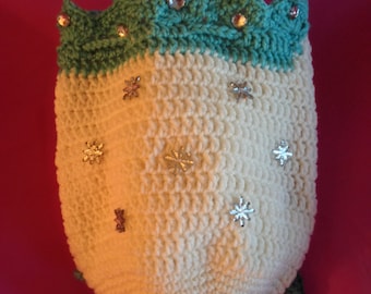 Disney Frozen Backpack - Small Crochet Princess Elsa School Bag - Book Bag