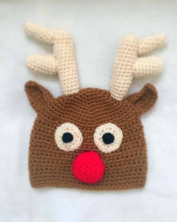 Reindeer Hat Adult Brown Reindeer Hat Adult Brown