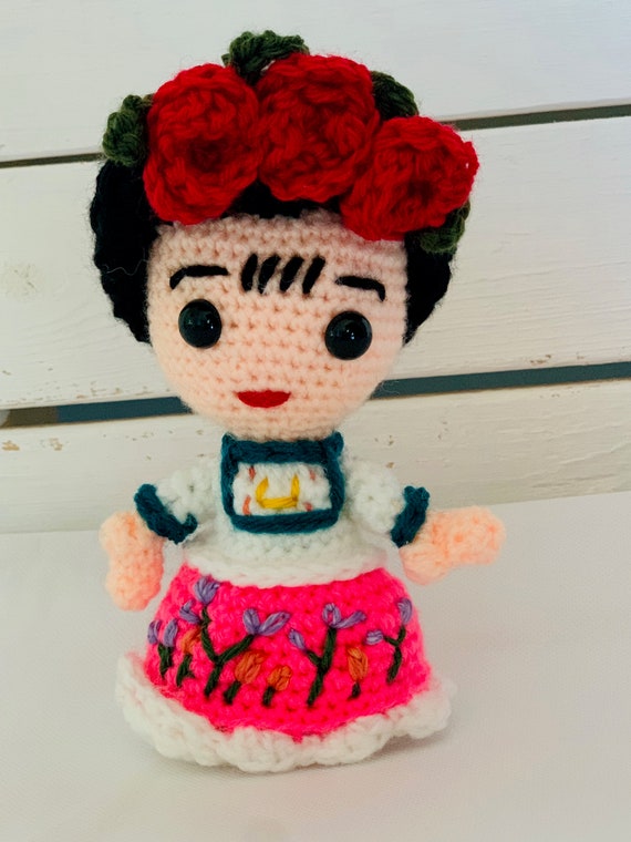 muñecas tejidas de frida kahlo