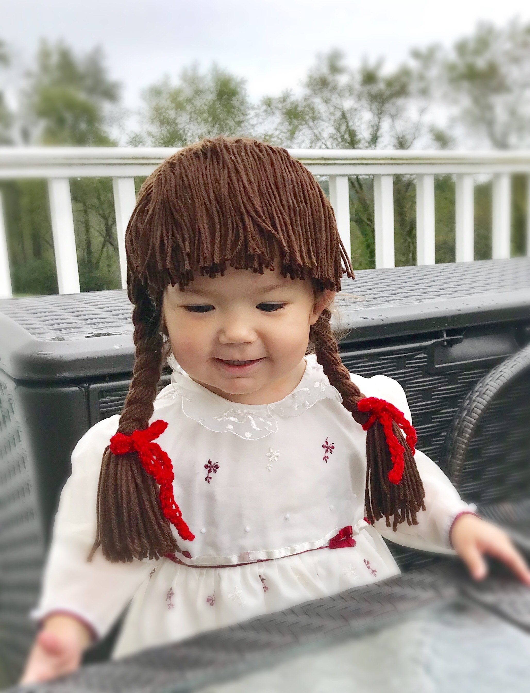 Perruque pour poupée Annabelle