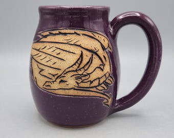 Dragon Mug 16oz - Bookish College Student Gift Dungeons and Dragons Dungeon Master Gift Mythical Creatures Large Mug