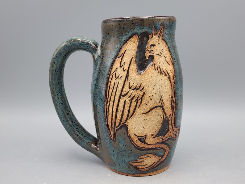 Griffin Mug 16oz - College Student Gift Dungeons and Dragons Dungeon ...